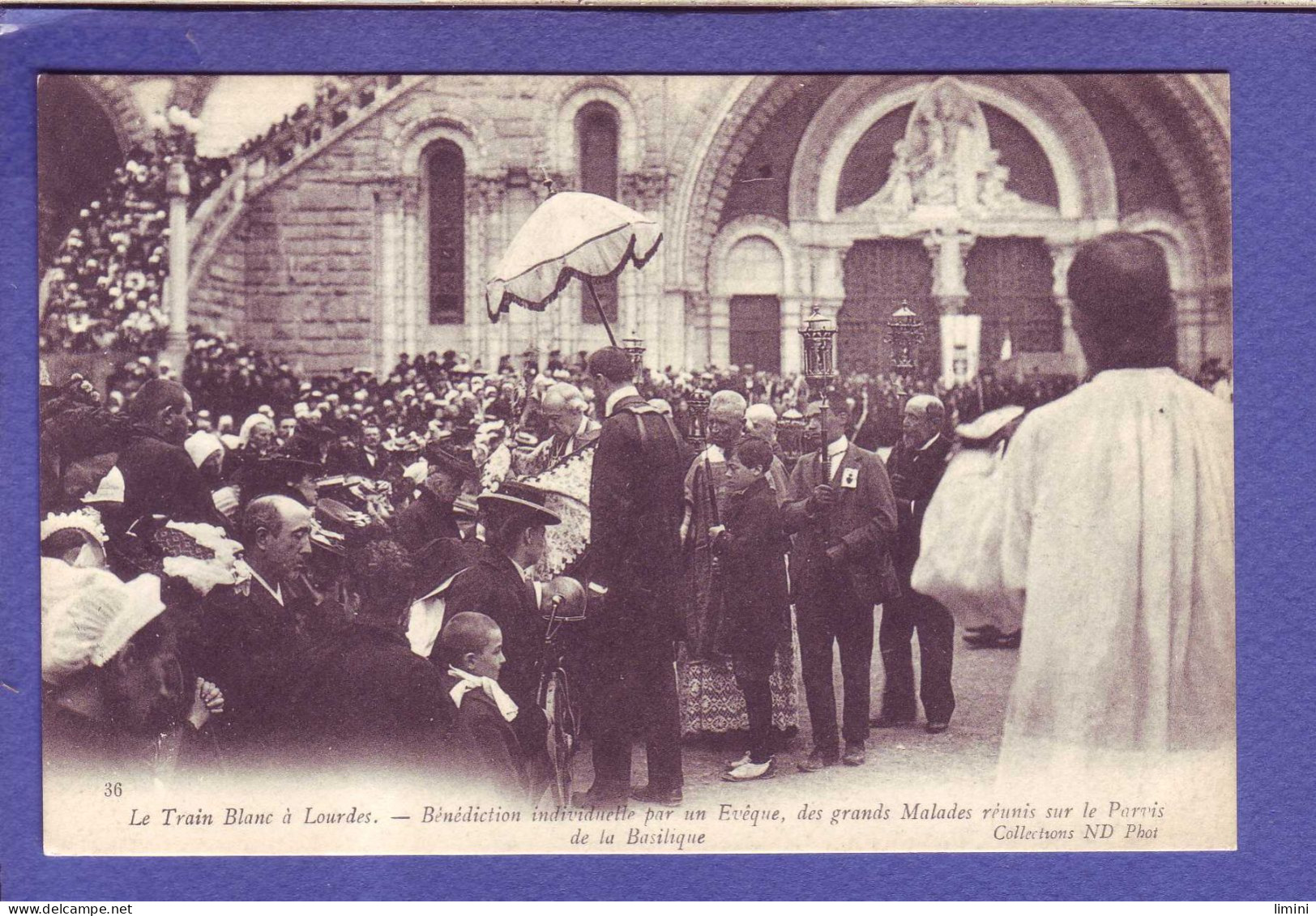 65 - LOURDES - TRAIN BLANC - BENEDICTION -  - Lourdes