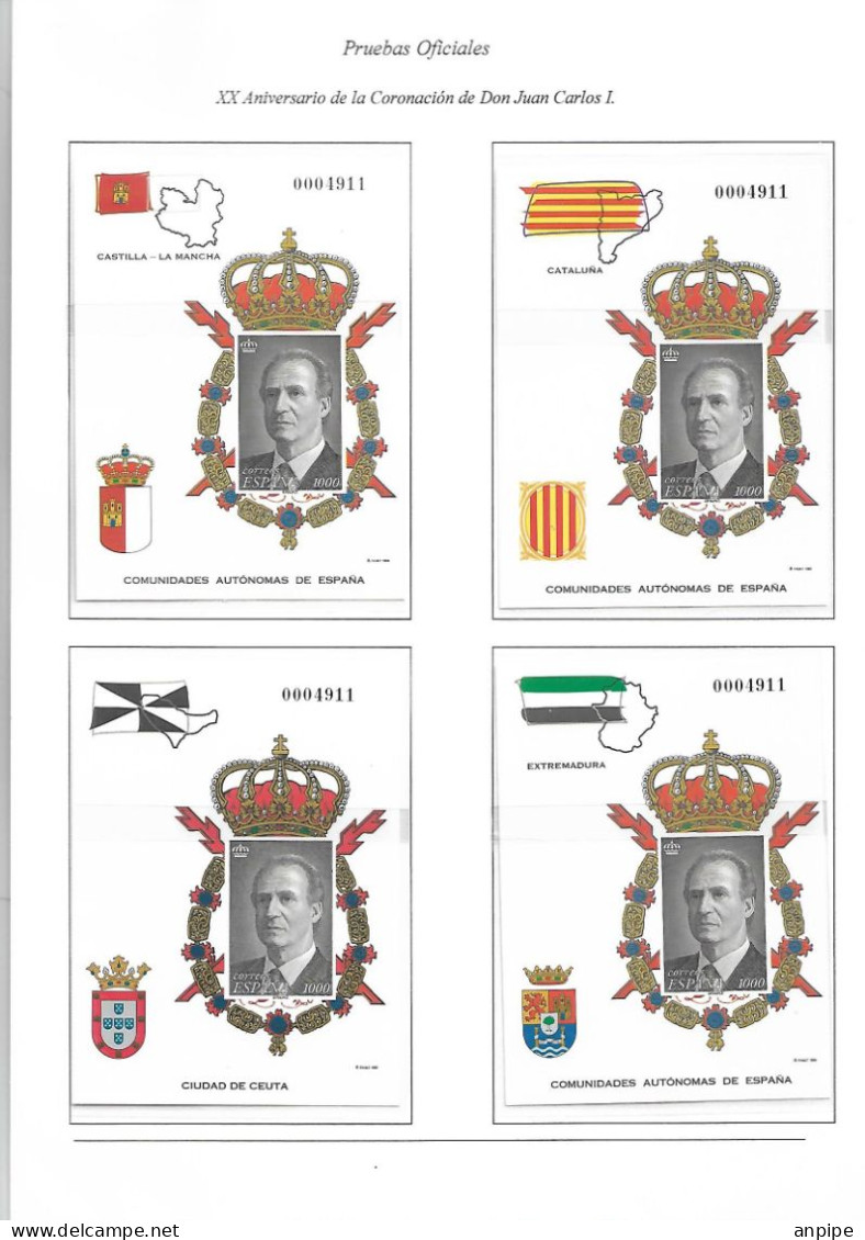 PRUEBAS ESPAÑA - Briefe U. Dokumente