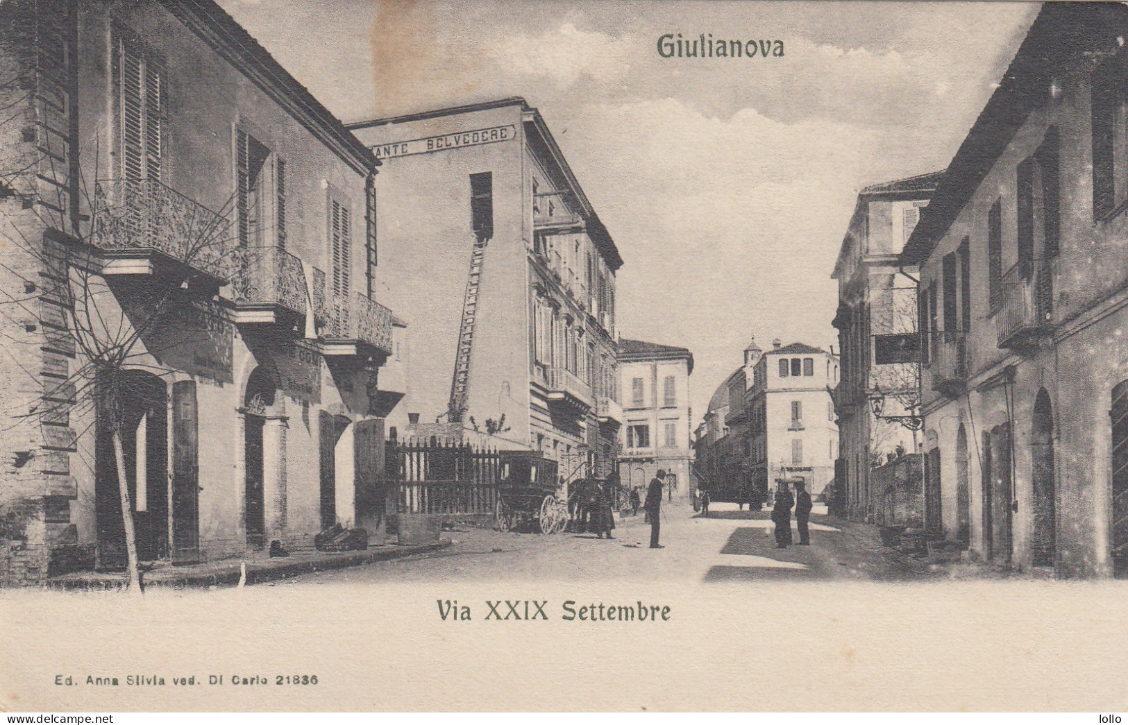 Abruzzo   -  Teramo   -  Giulianova -  Via XXIX Settembre  -  F. Piccolo  -  Nuova  - Bella Animata - Otros & Sin Clasificación