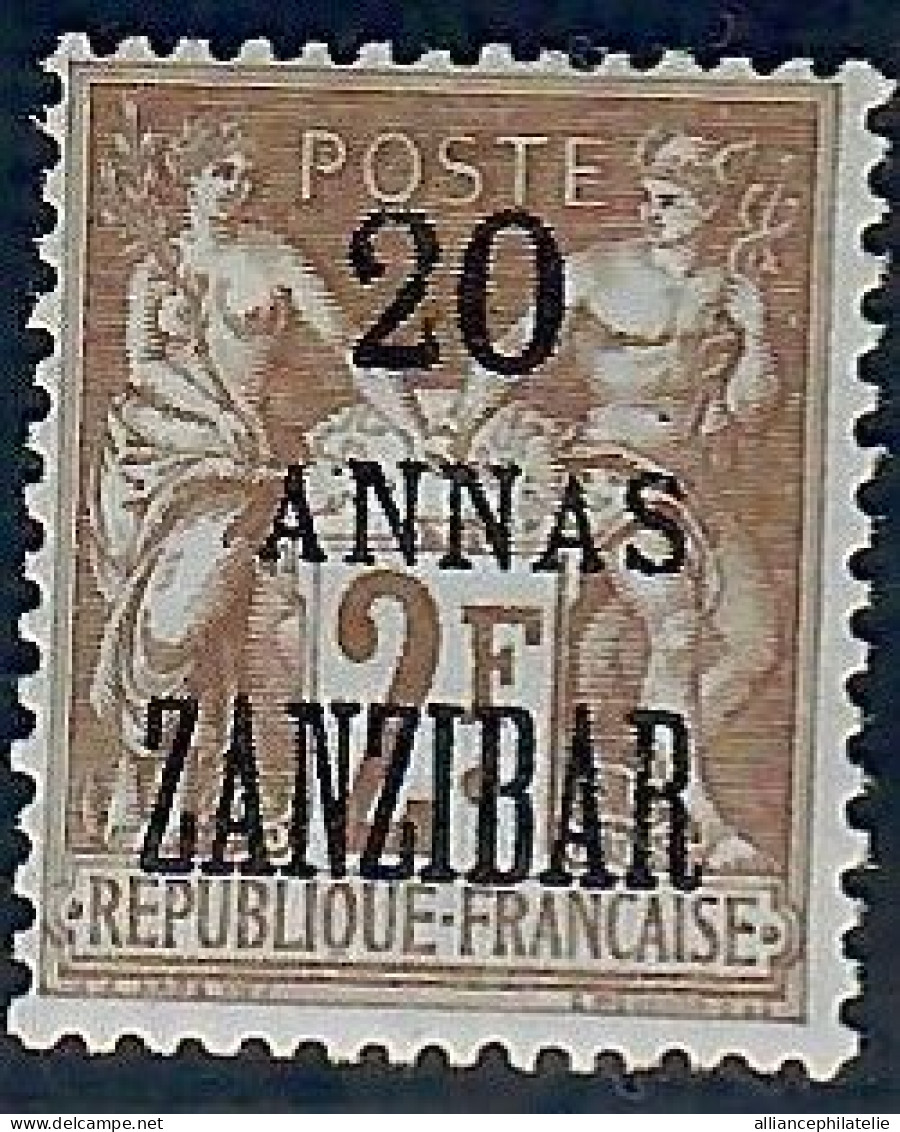 Lot N°A5631 Zanzibar  N°30 Neuf * Qualité TB - Ongebruikt