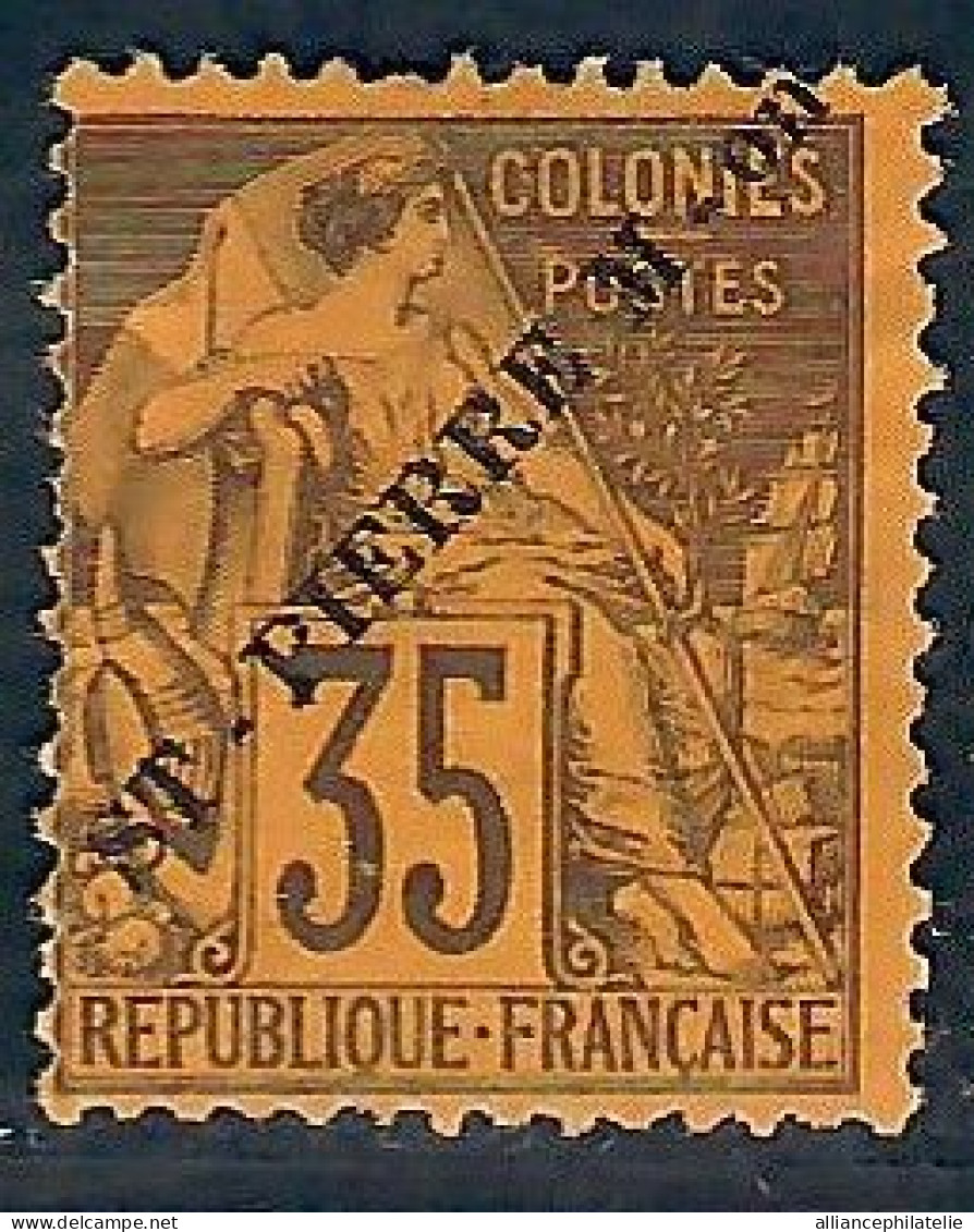 Lot N°A5602 Saint Pierre Et Miquelon  N°37 Neuf (*) Sans Gomme - Unused Stamps