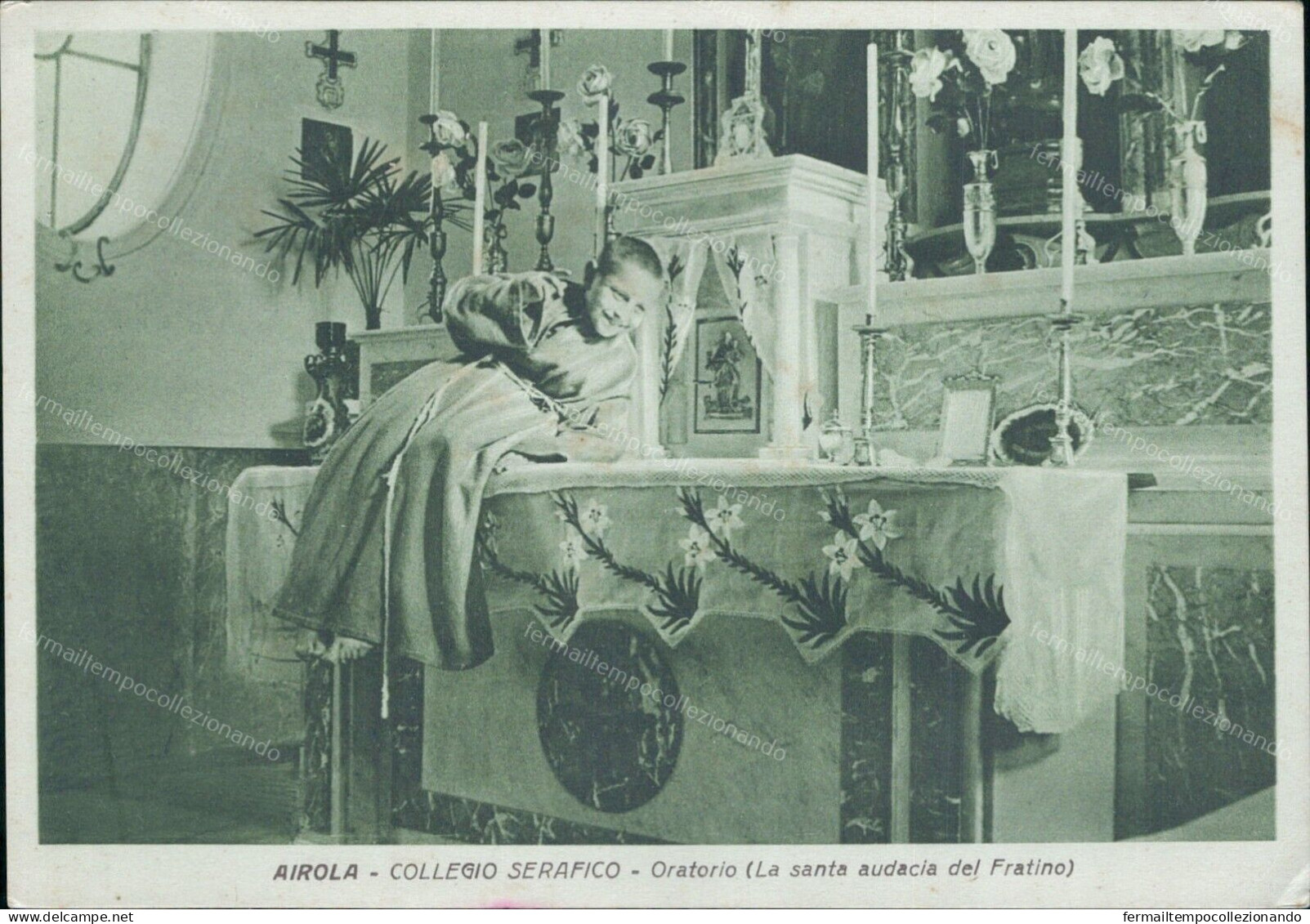 Cr355 Cartolina Airola  Collegio Serafico Oratorio Benevento Campania - Benevento