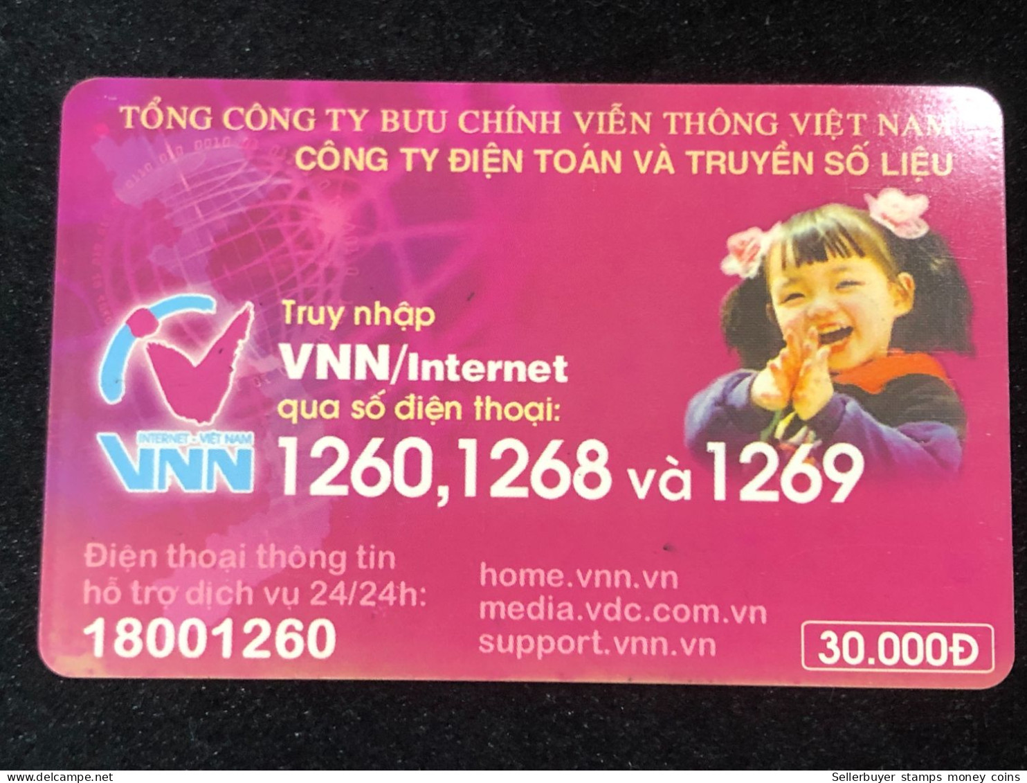 Vietnam This Is A Vietnamese Cardphone Card From 2001 And 2005(1269- 30 000dong)-1pcs - Viêt-Nam