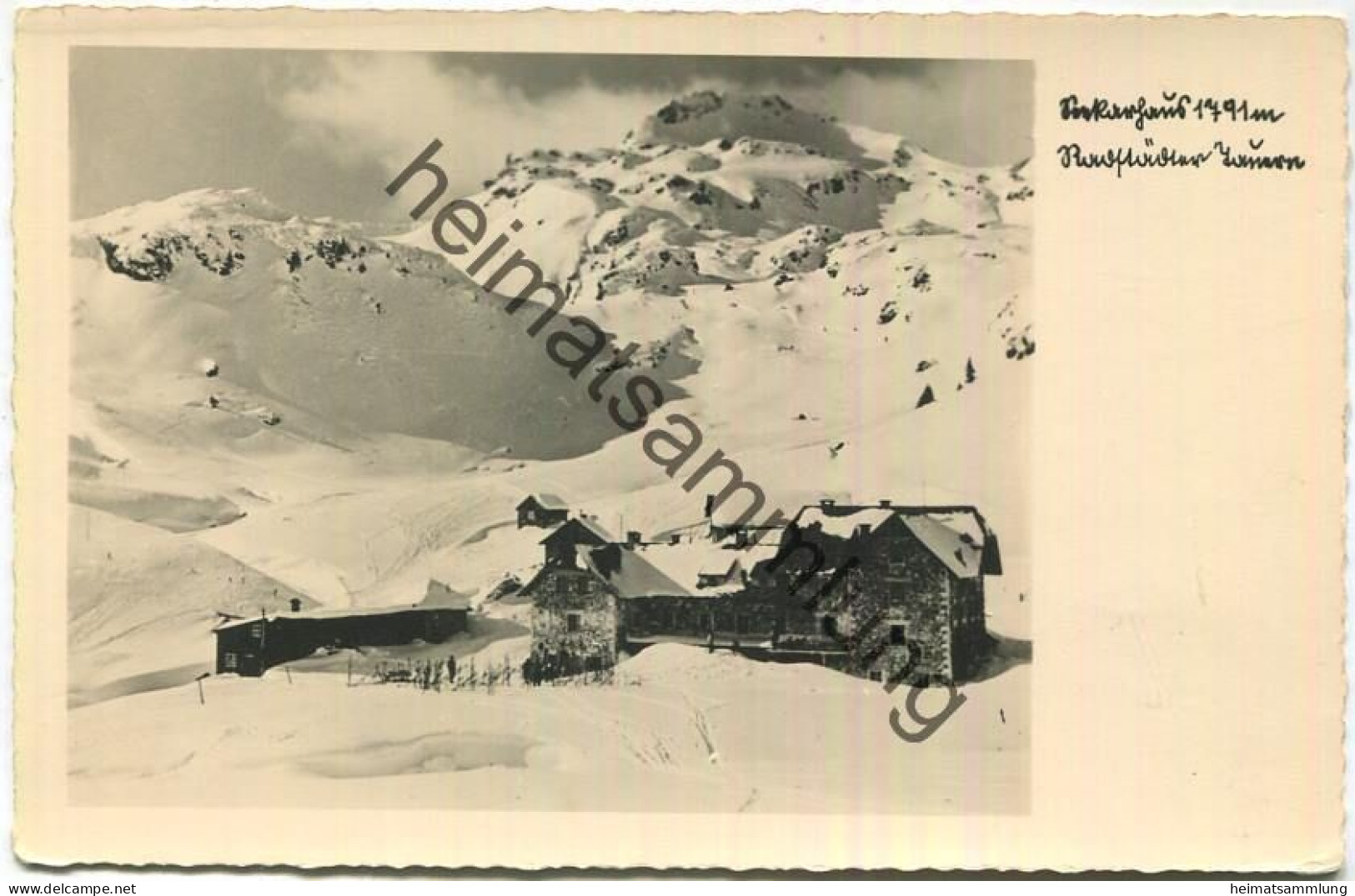 Seekarhaus - Radstädter Tauern - Foto-AK Gel. 1941 - Sonstige & Ohne Zuordnung