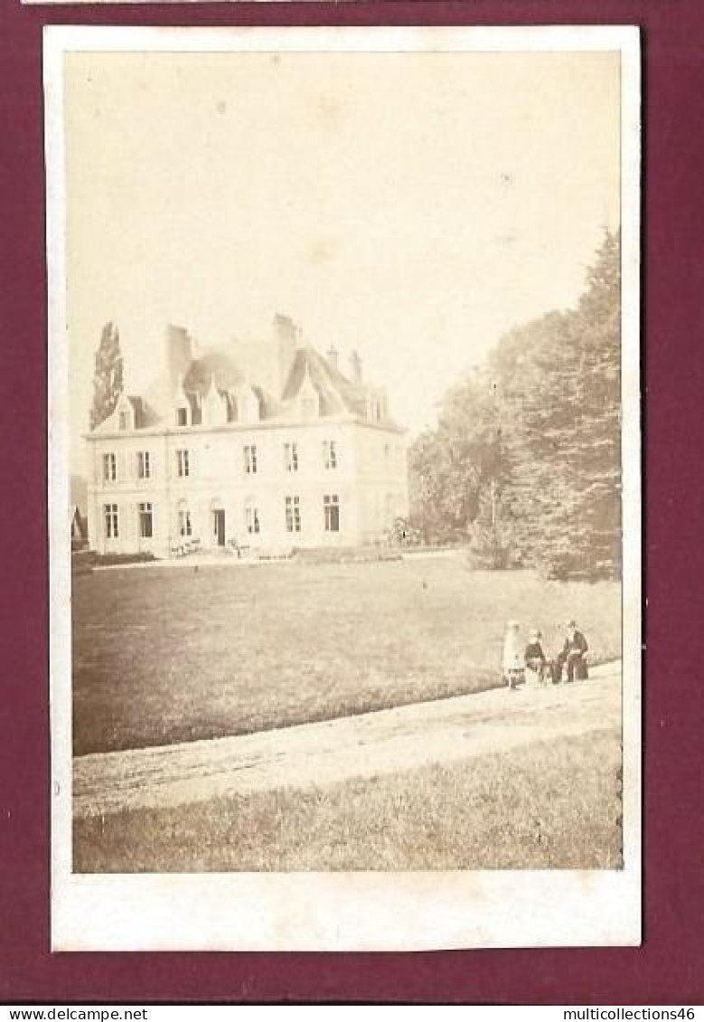 130524A - PHOTO ANCIENNE CDV CRECY LA CHAPELLE - Château Du Comte De Moustier - Plaatsen