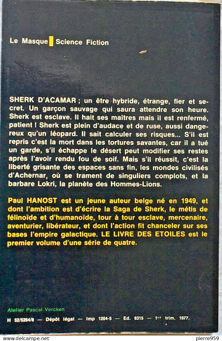 Le Livre Des étoiles - Paul Hanost - Le Masque SF