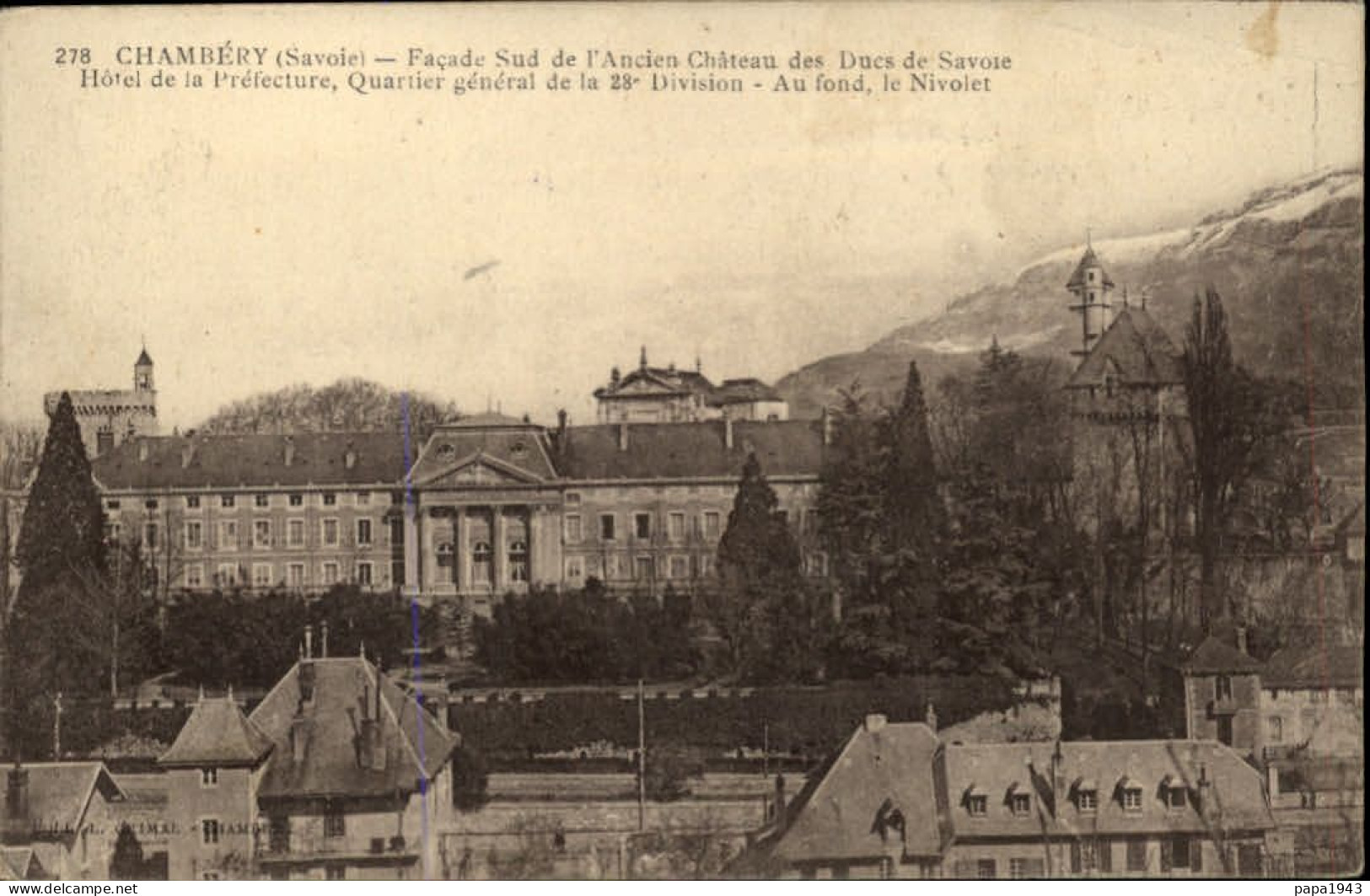 1915  Encadré  "  97° REGIMENT D' INFANTERIE à CHAMBERY "  Envoyée à REMOLLON 05 - Lettres & Documents