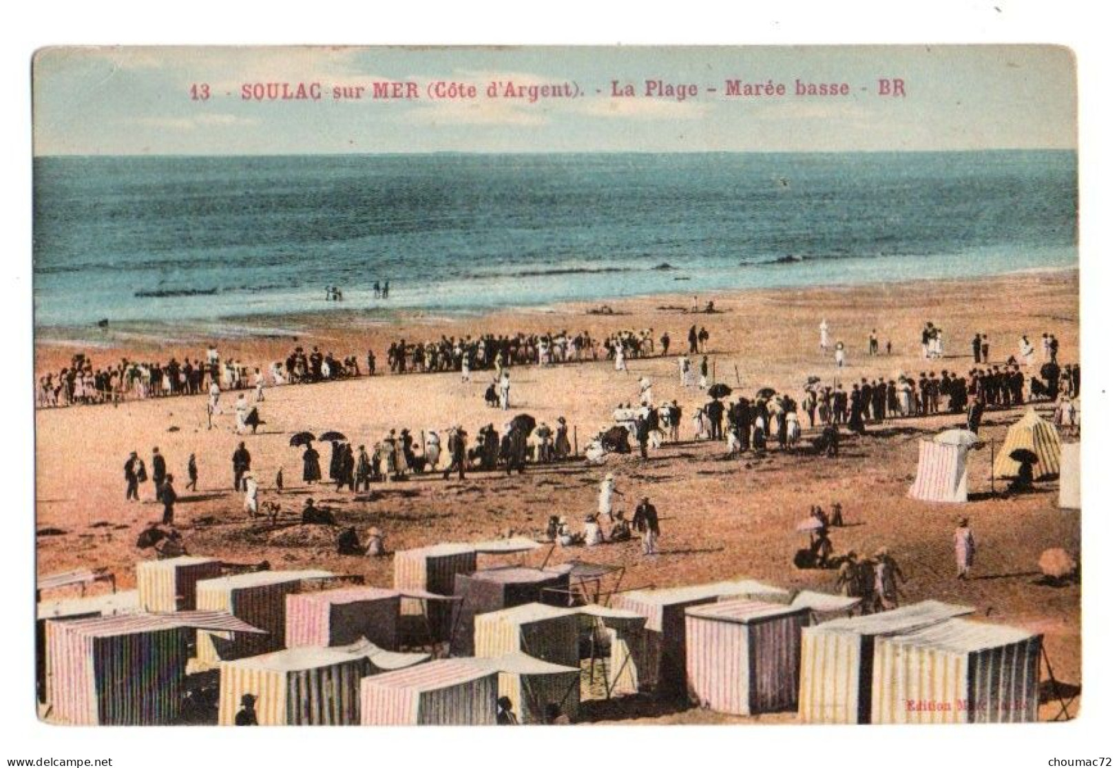 (33) 634, Soulac Sur Mer, BR 13, La Plage, Marée Basse, état ! - Soulac-sur-Mer