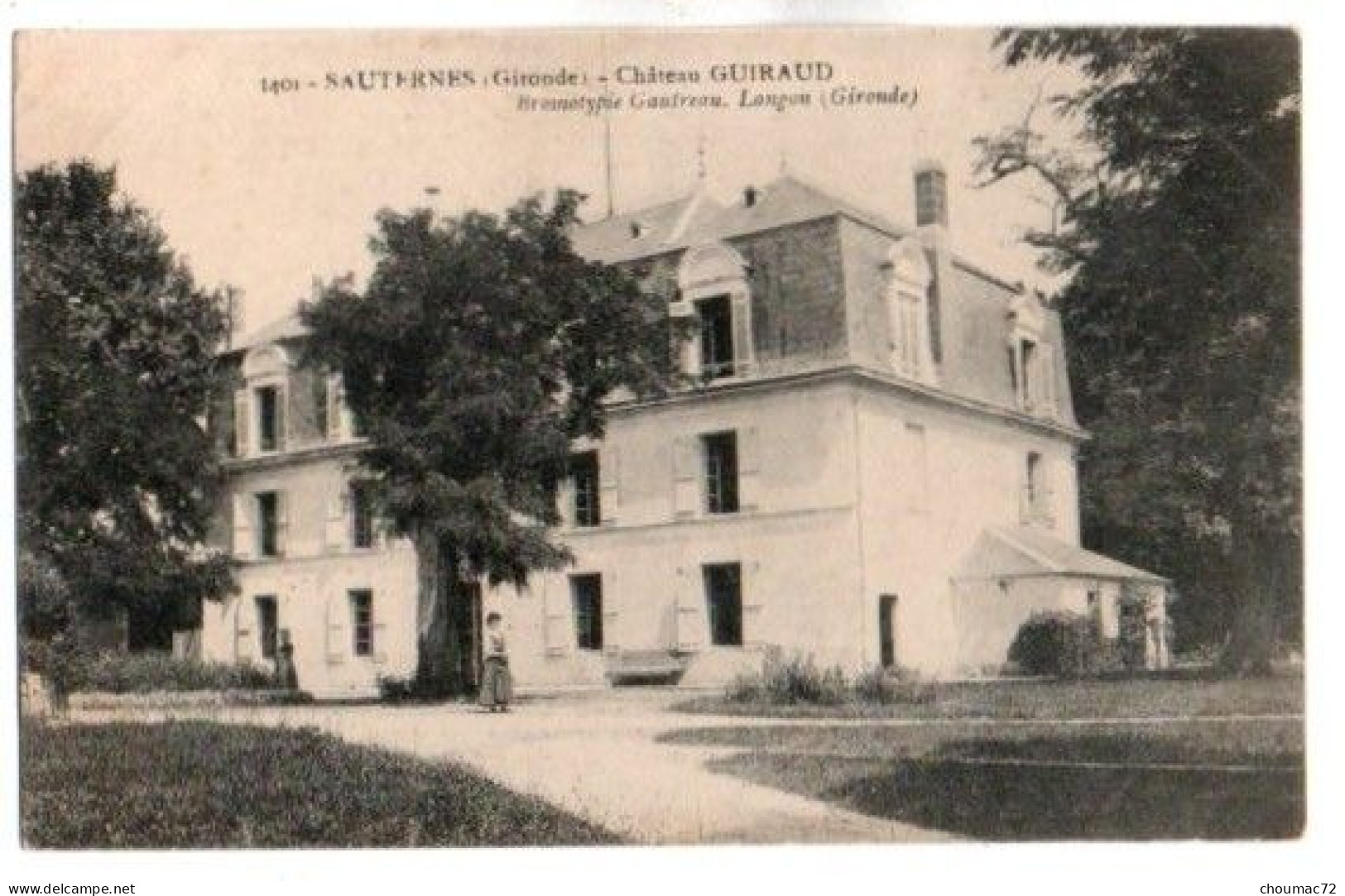 (33) 570, Sauternes, Gautreau 1401, Château Guiraud - Andere & Zonder Classificatie