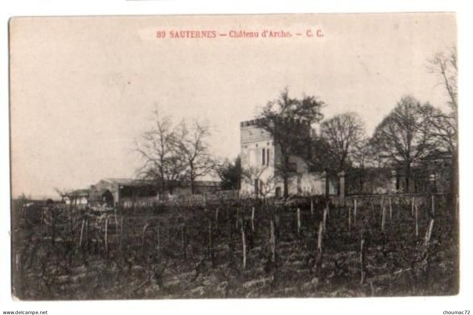 (33) 567, Sauternes, CC 89, Château D'Arche - Andere & Zonder Classificatie