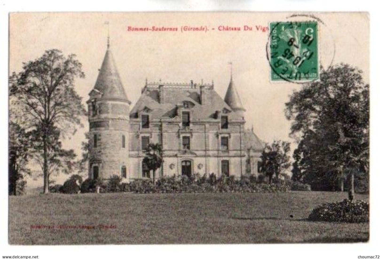 (33) 534, Bommes-Sauternes, Gautreau, Château Du Vigneau - Autres & Non Classés