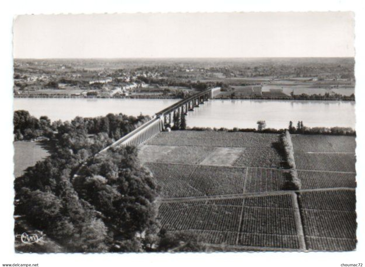 GF (33) 498, Cubzac Les Ponts, Combier 5-84 A, Vue Aérienne, Le Pont Sur La Dordogne - Cubzac-les-Ponts