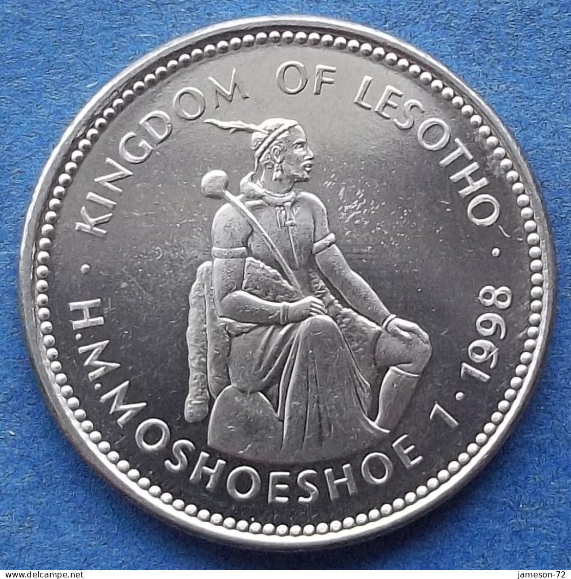 LESOTHO - 1 Loti 1998 "First King Of Lesotho Moshoeshoe I" KM# 66 Letsie III (1996) - Edelweiss Coins - Lesotho