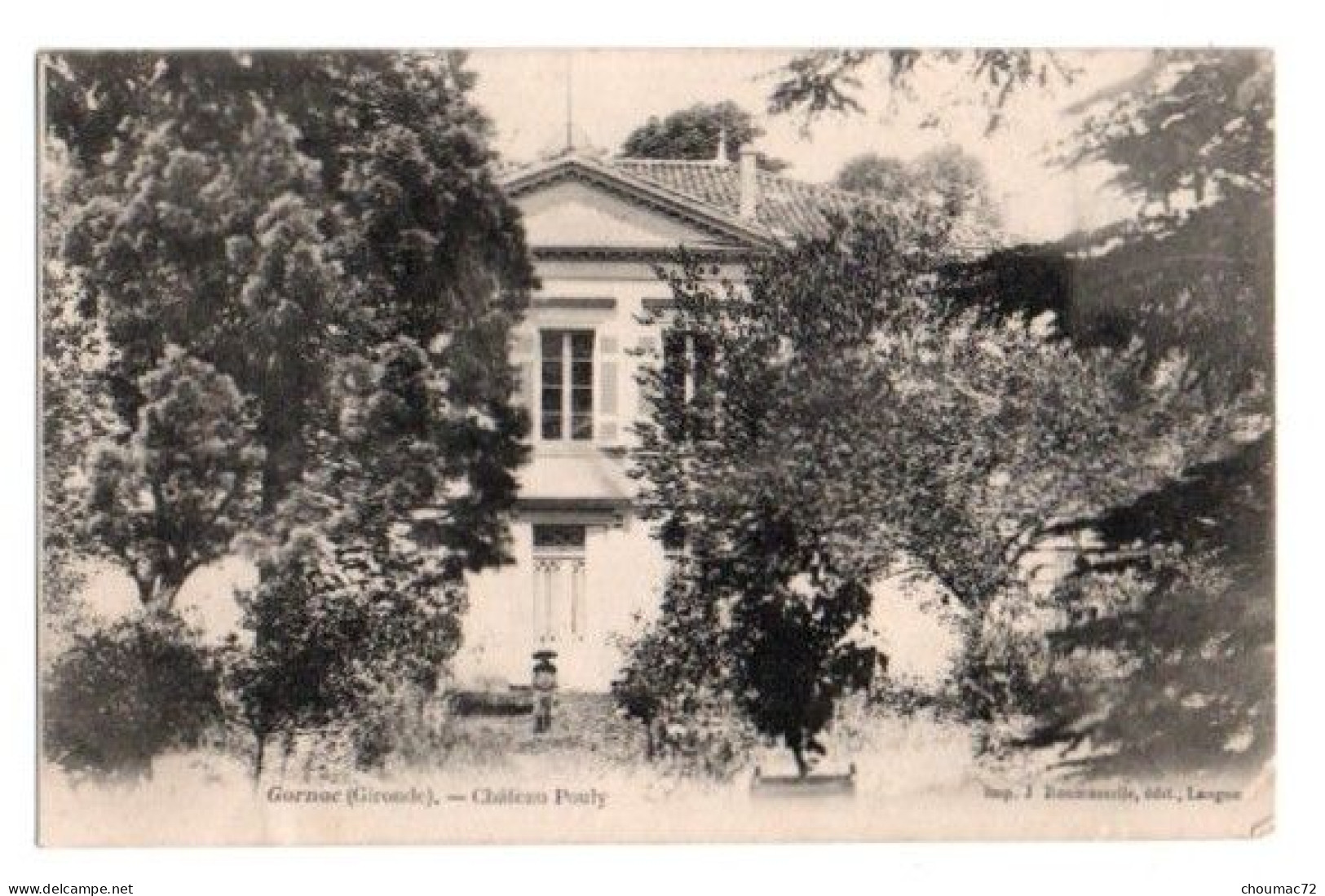 (33) 456, Gornac, Roumazeille, Château Pouly - Autres & Non Classés