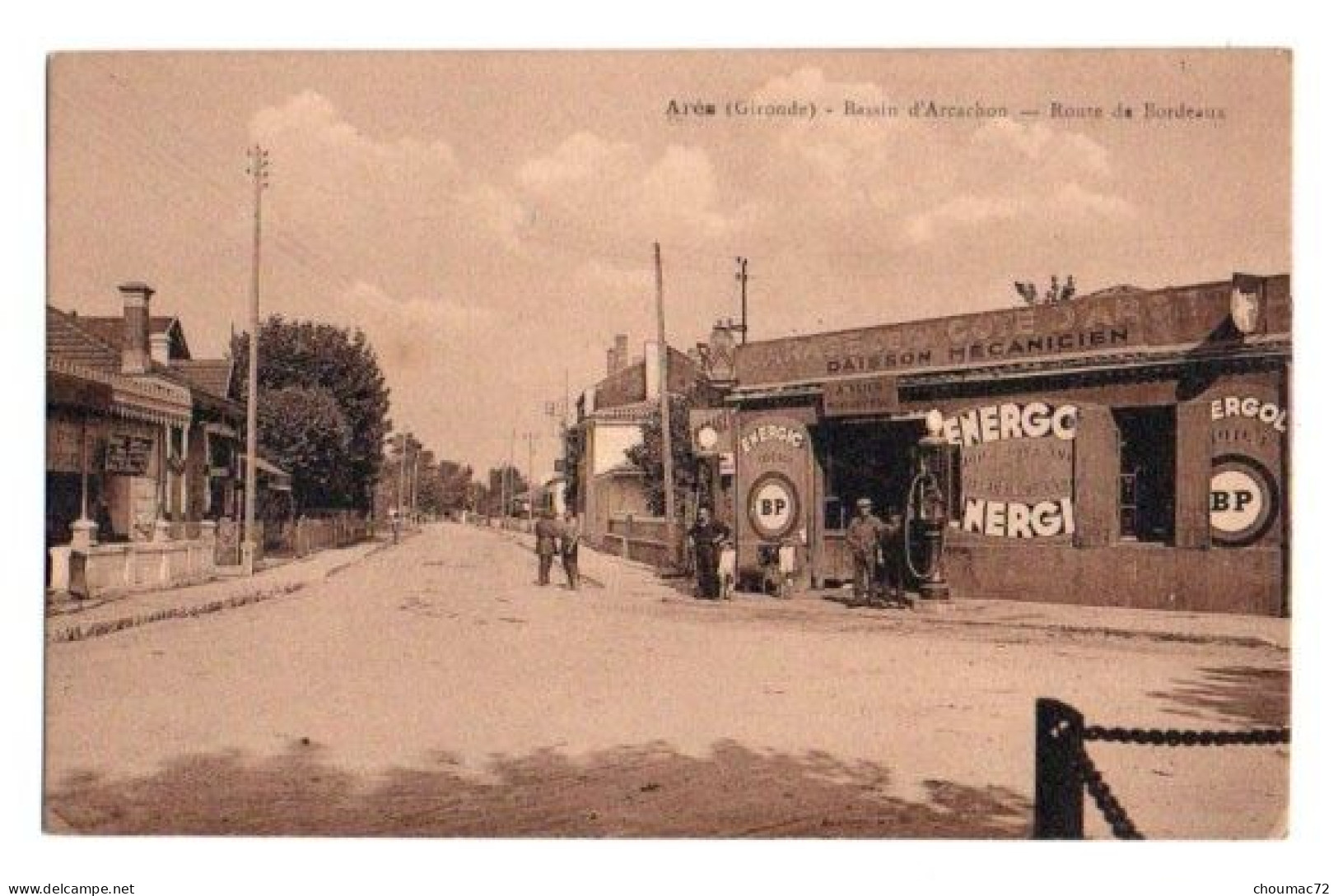 (33) 445, Arès, Modern's Galeries, Route De Bordeaux, Garage Citroen Daisson, Pompe à Essence BP - Arès