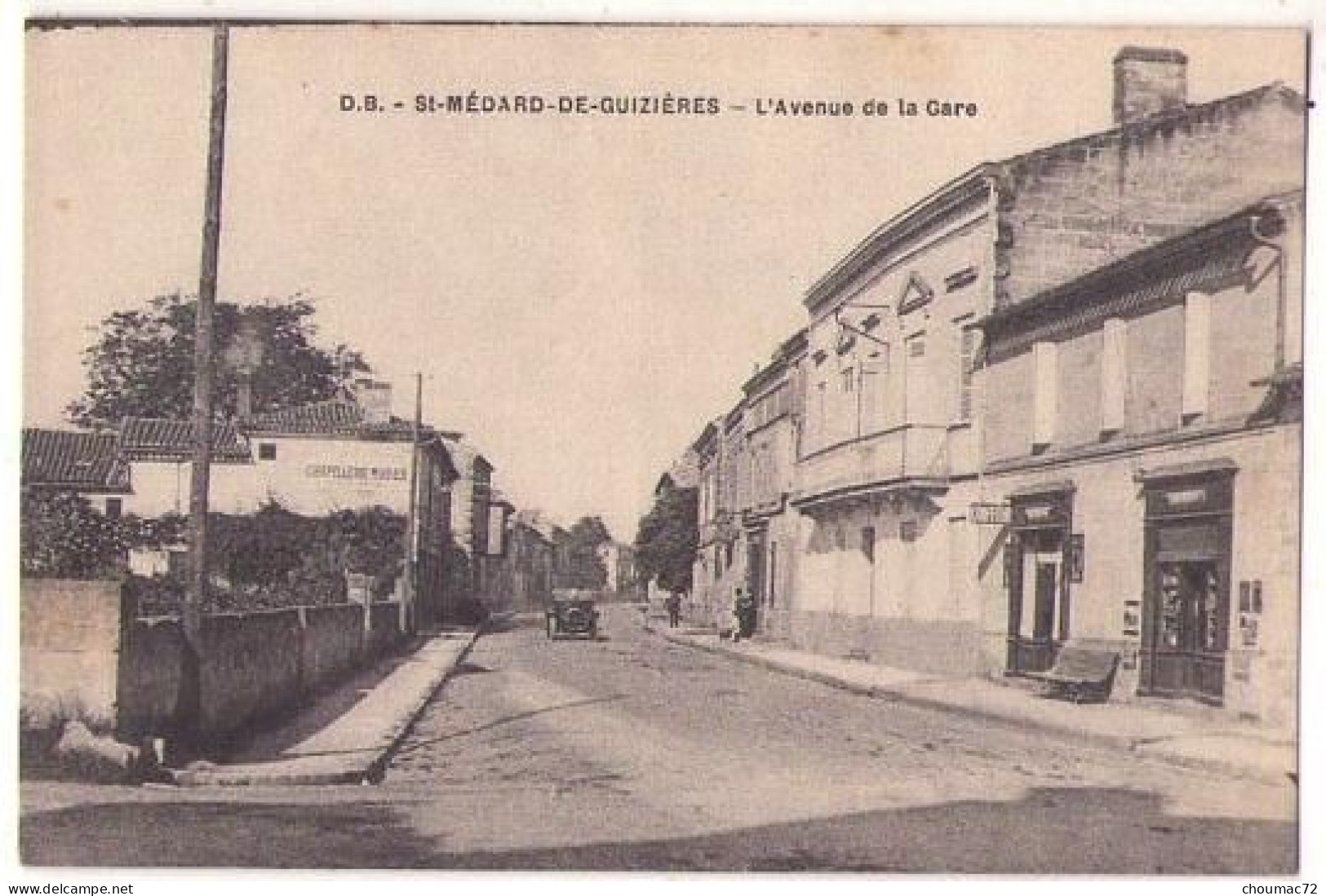(33) 380, Saint St Médard De Guizières, DB, L'Avenue De La Gare, Coiffeur - Other & Unclassified