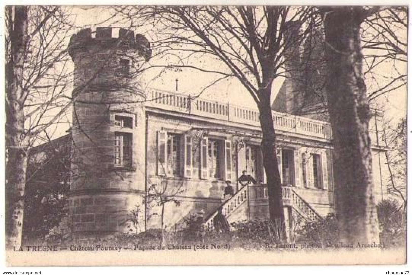 (33) 373, La Tresne, Lafont, Château De Fourney, Façade Du Château Coté Nord - Andere & Zonder Classificatie