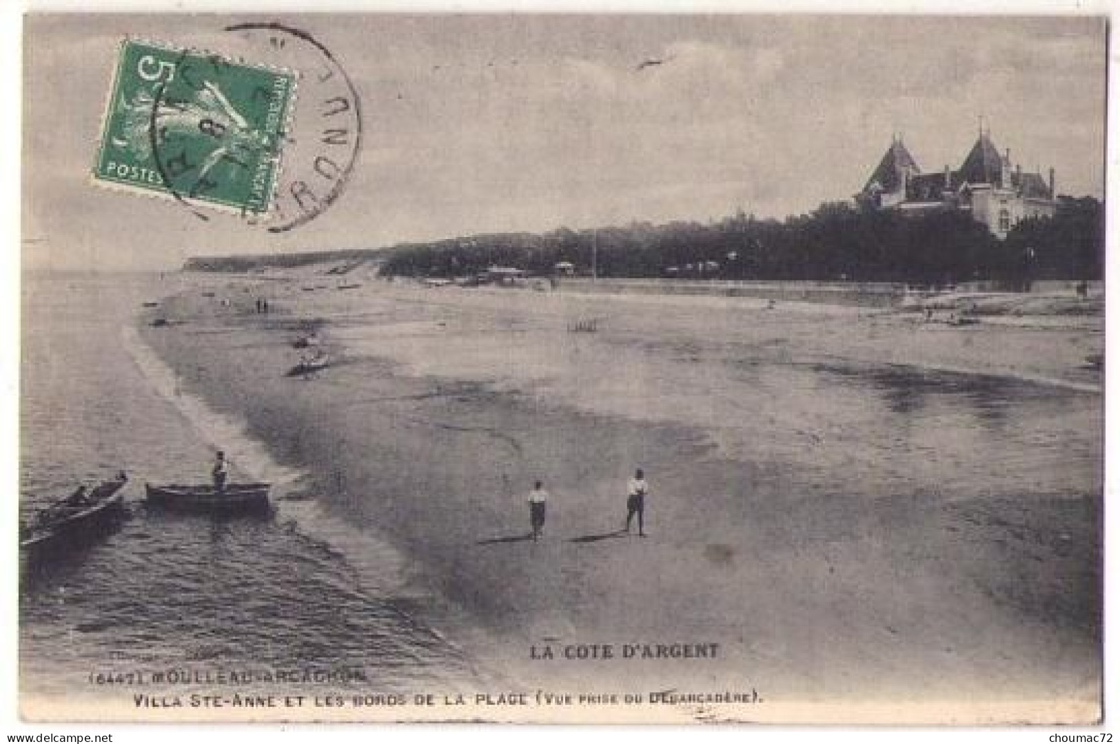 (33) 372, Arcachon Le Moulleau, Guillier 64447, Villa Ste Anne Et Les Bords De La Plage - Arcachon