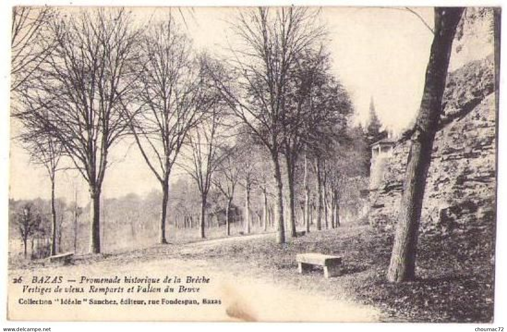 (33) 364, Bazas, Sanchez 26, Promenade Historique De La Brèche - Bazas