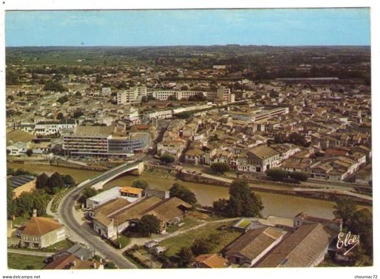 GF (33) 322, Libourne, Chatagneau 6204, Vue Générale Aérienne, Le Pont D'Arveyvres, La Cité Administrative - Libourne