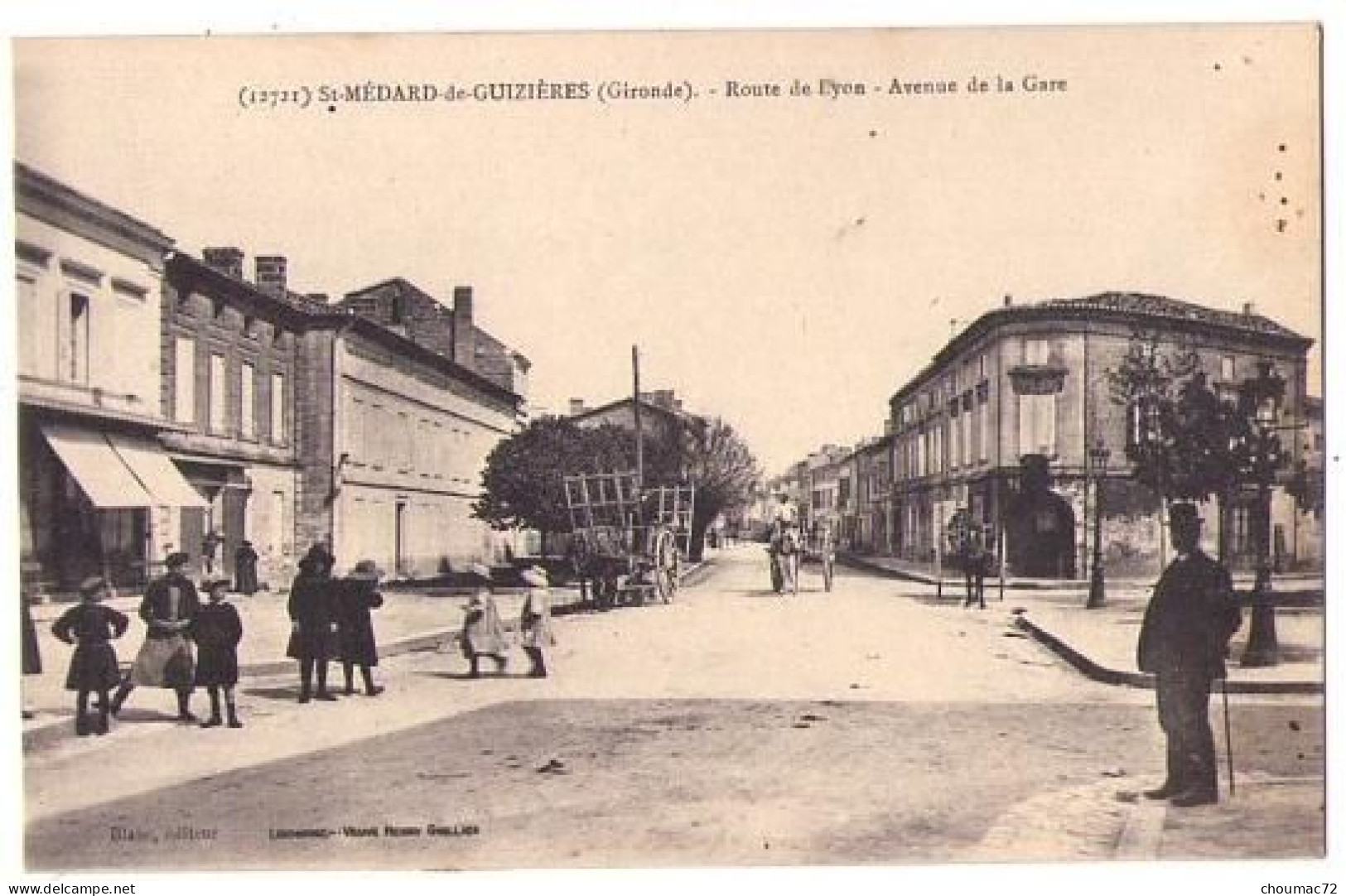 (33) 327, Saint St Médard De Guizières, DB, Blanc 12721, Route De Lyon, Avenue De La Gare - Other & Unclassified