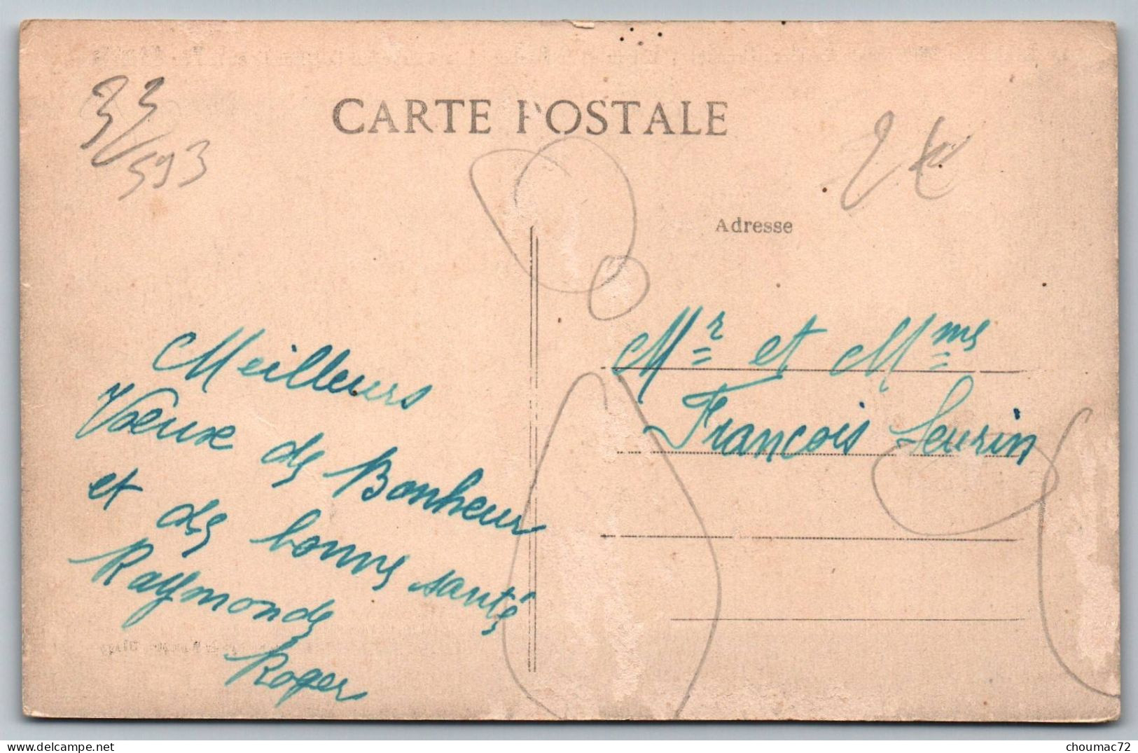 (33) 593, Gauriac Le Rigalet, Dando, Vue Prise Du Rocher De La Vierge Sur La Gironde Et Le Bec D'Ambès, état - Autres & Non Classés