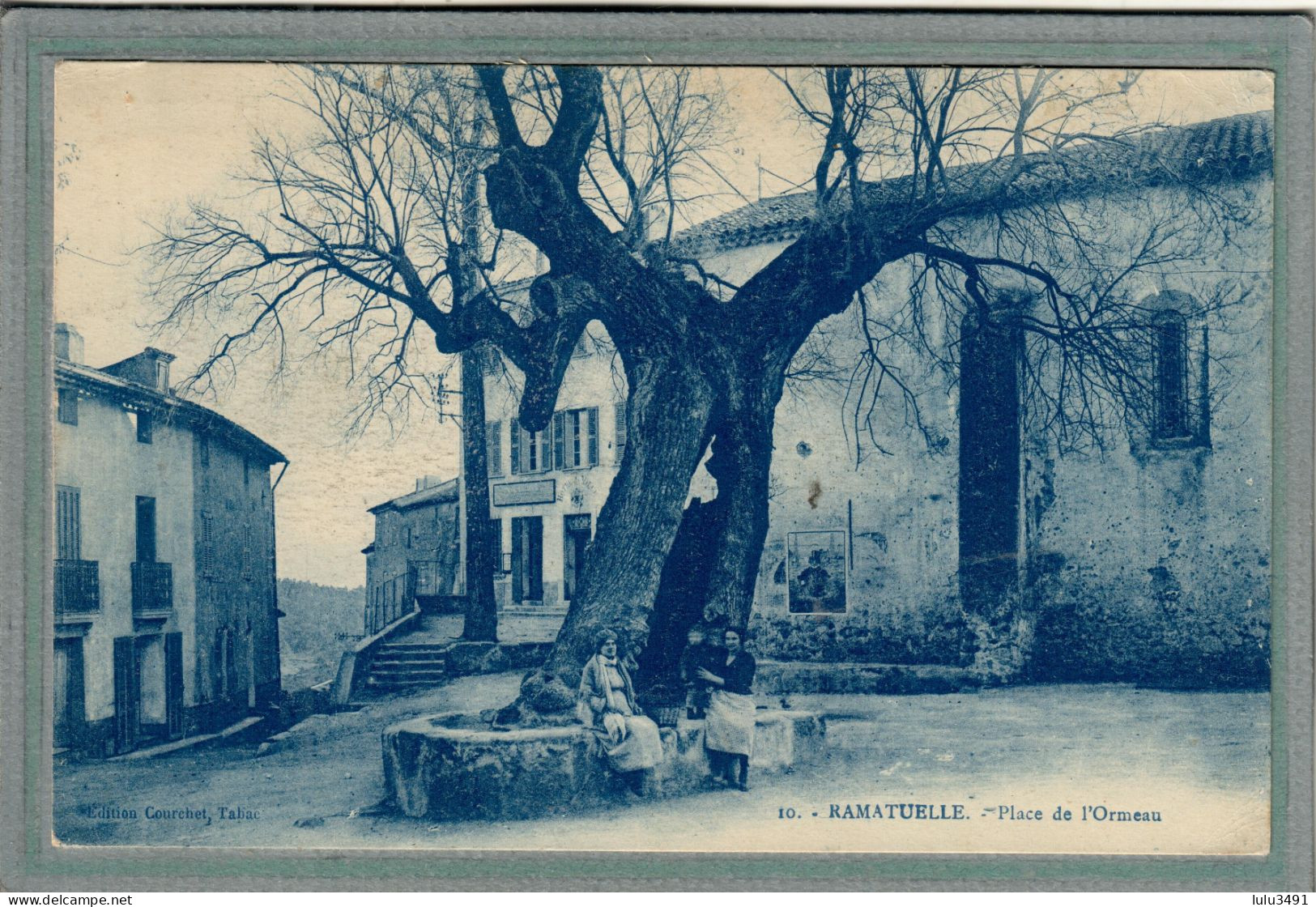 CPA (83) RAMATUELLE - Thème: ARBRE - Aspect De L'Ormeau En 1924 - Ramatuelle