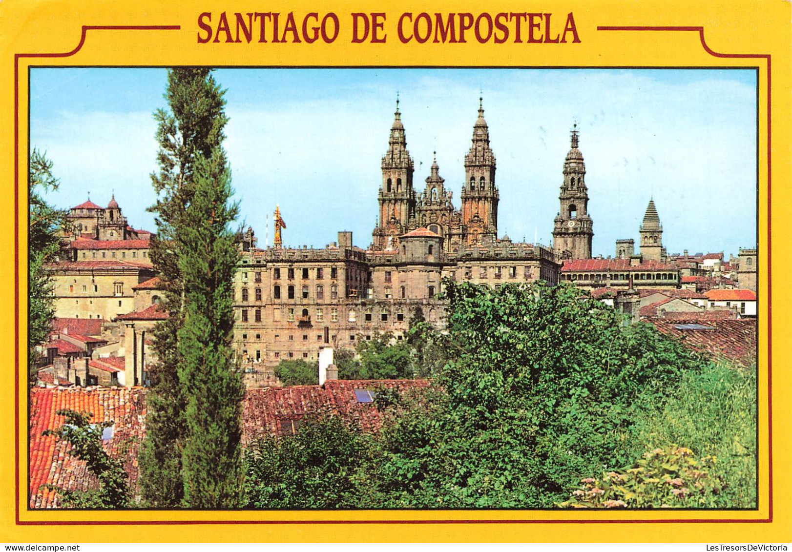 ESPAGNE - Santiago De Compostela - La Cathédrale Depuis Le Passage De La Herradura - Carte Postale - Santiago De Compostela