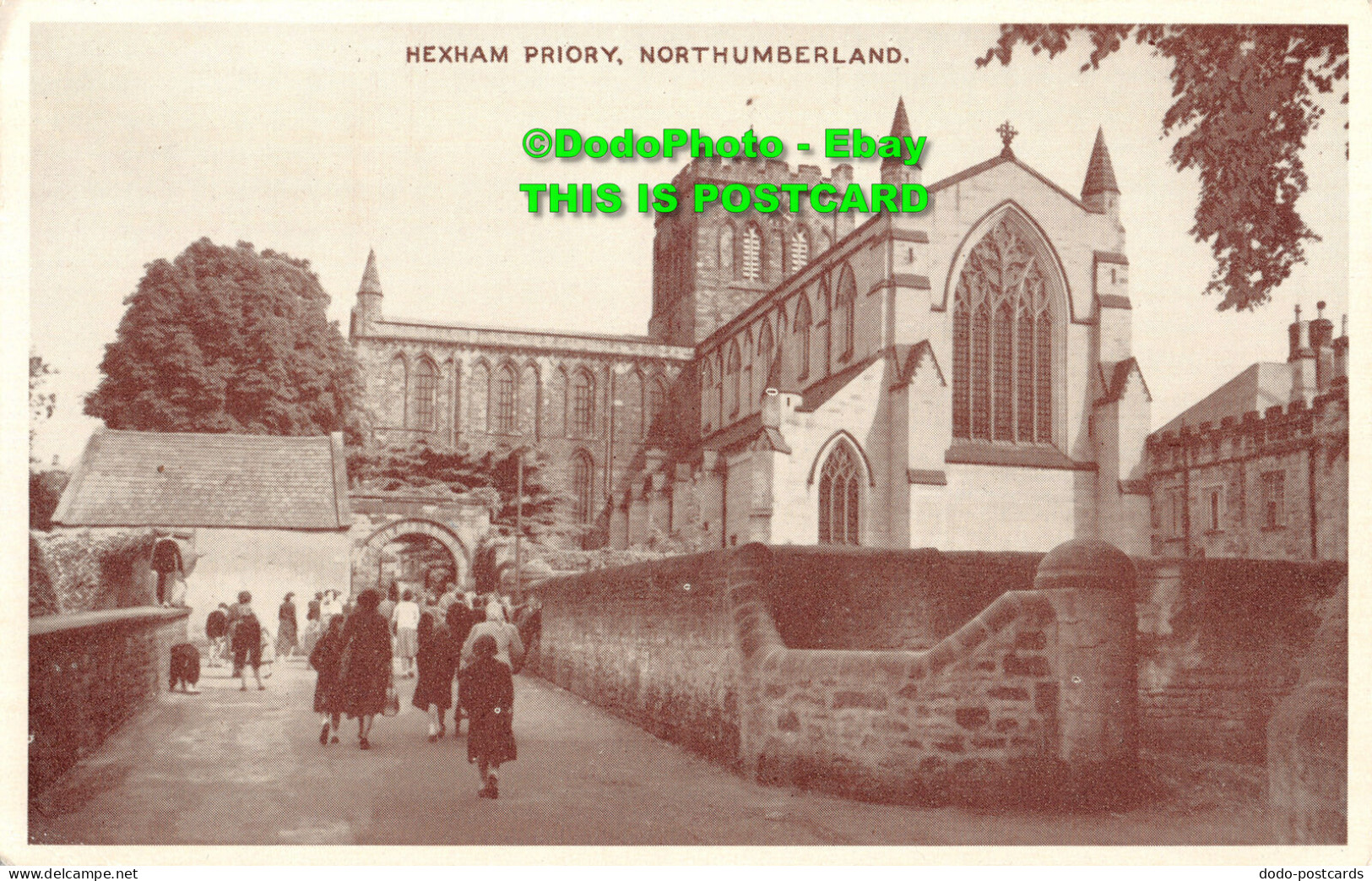 R454929 Hexham Priory. Northumberland. Dennis. 1955 - Monde