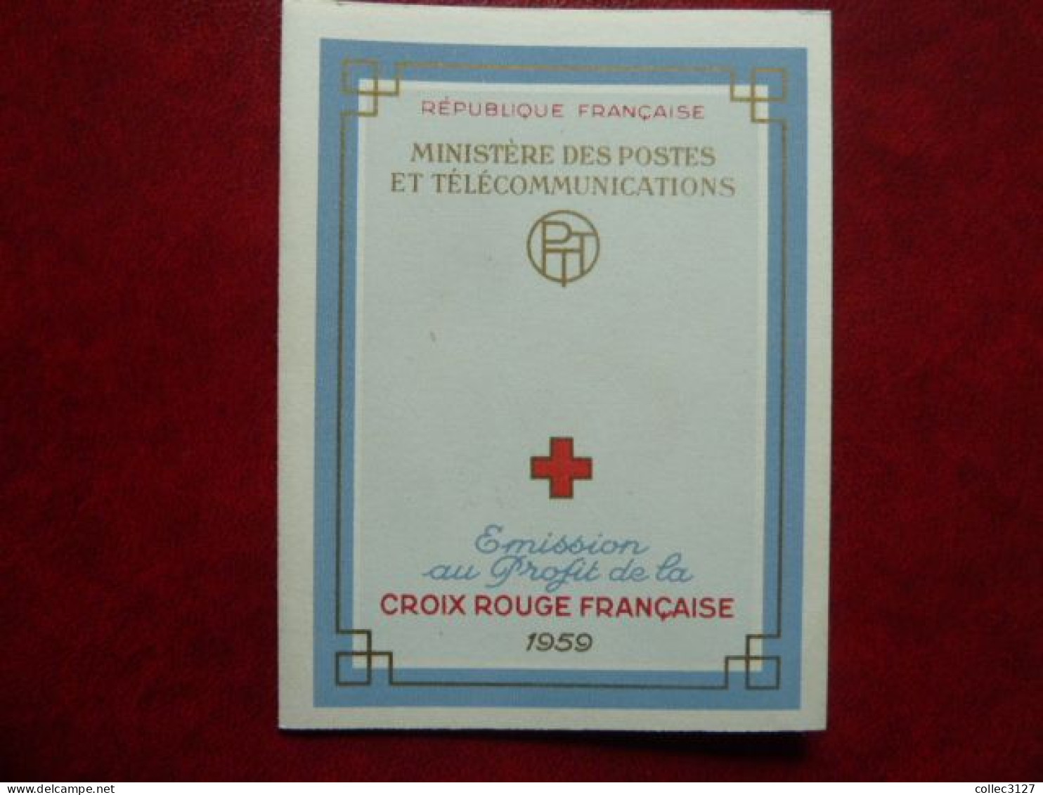 D3 - Carnet Croix Rouge 1959 - N** - MNH - TTB Fraicheur Postale - Croix Rouge