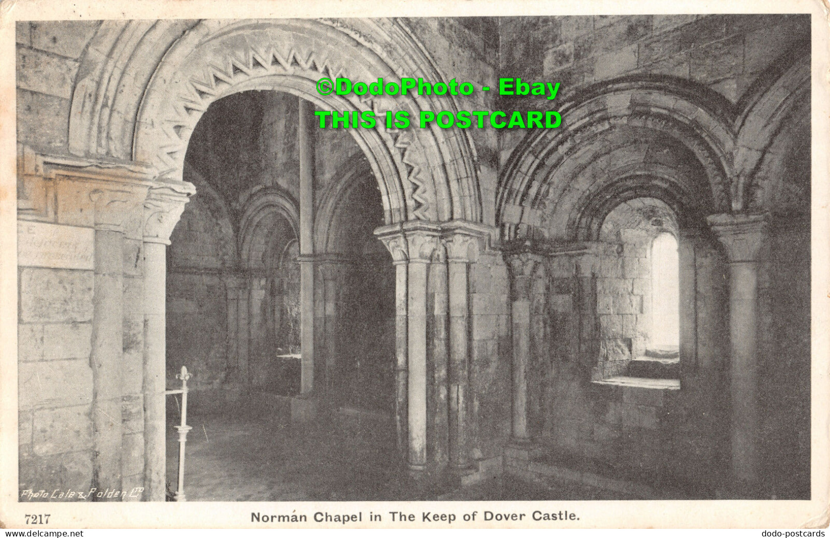 R454713 7217. Gale And Polden. Norman Chapel In The Keep Of Dover Castle. The We - Welt