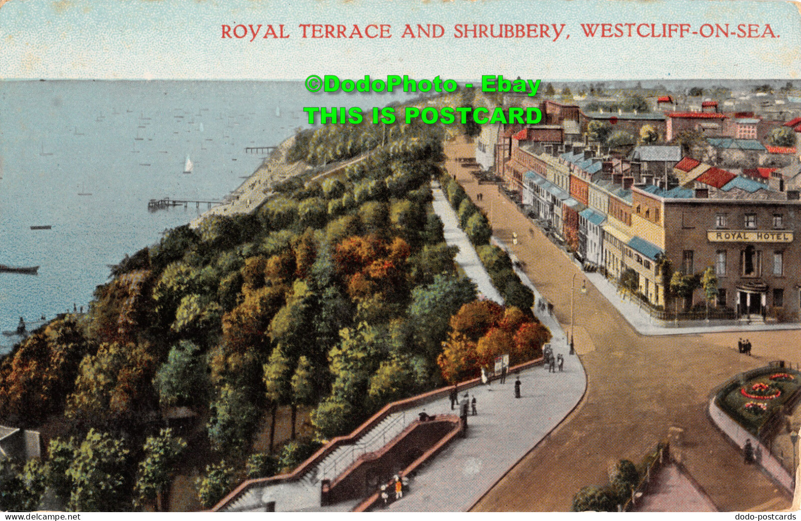 R454937 Royal Terrace And Shrubbery. Westcliff On Sea. 1921 - Monde