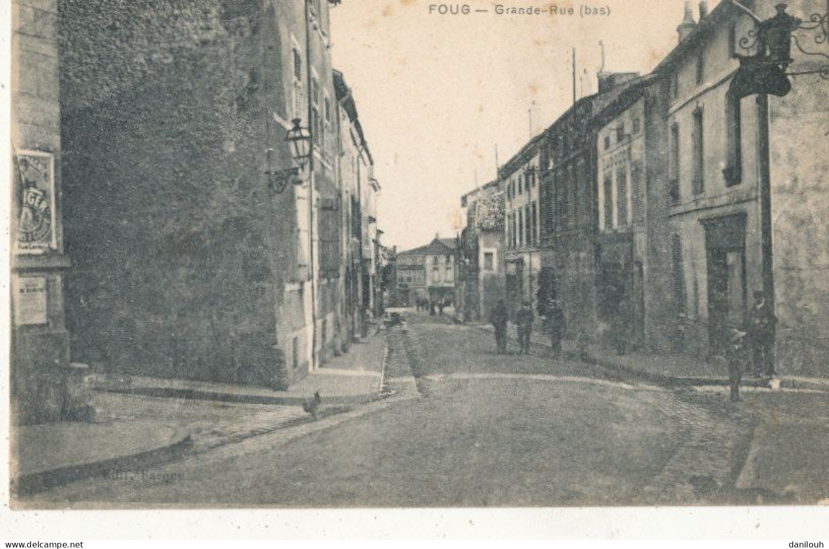 54 // FOUG   Grande Rue  (bas) / Maison LADOUCE à Droite - Foug