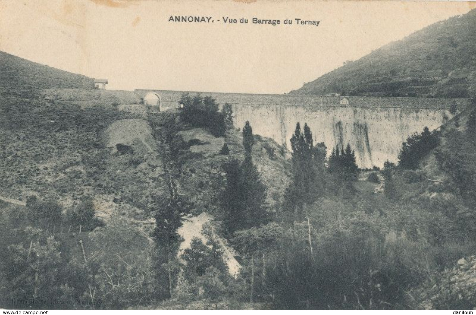 07 // ANNONAY  Vue Du Barrage De Ternay   / Cachet Indice III Au Verso St Marcel Les Annonay - Annonay