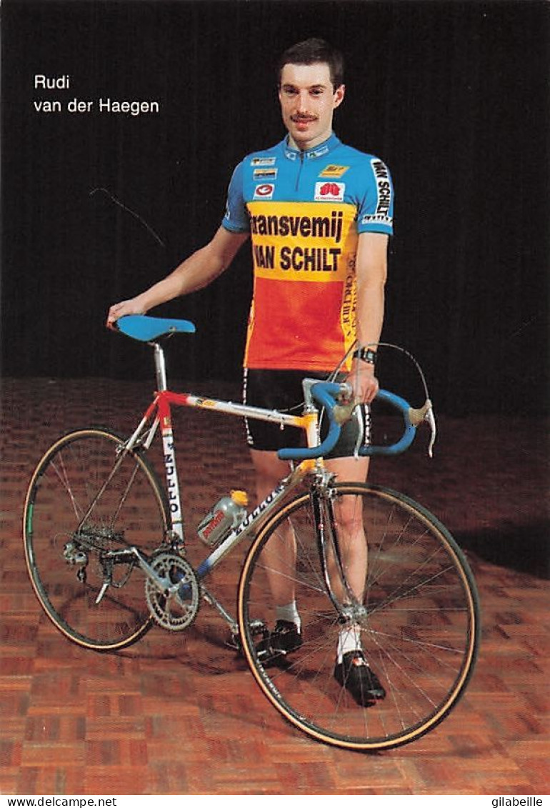 Velo - Cyclisme - Coureur Cycliste Belge Rudi Van Der Haegen - Team Transvemij Van Schilt - 1987 - Cycling