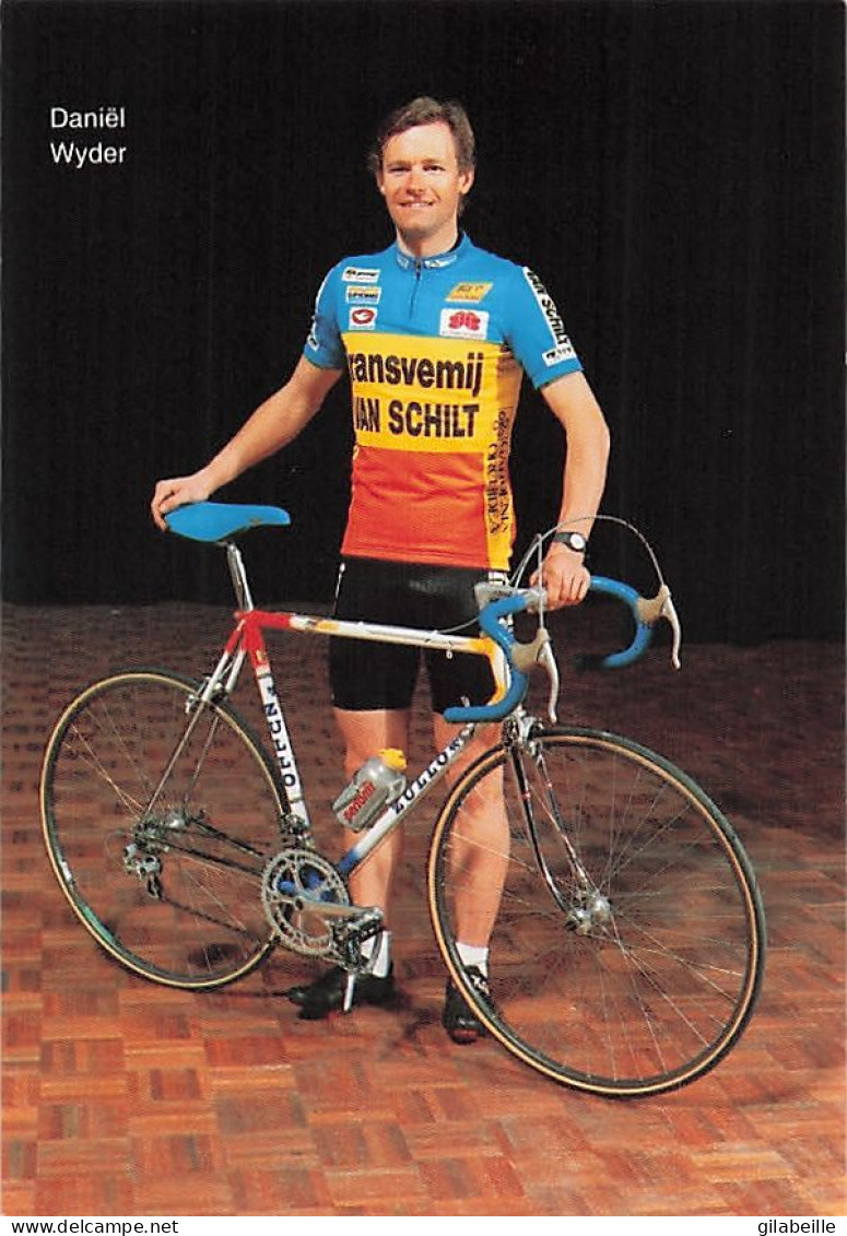 Velo - Cyclisme - Coureur Cycliste Belge Daniel Wyder - Team Transvemij Van Schilt - 1987 - Cycling