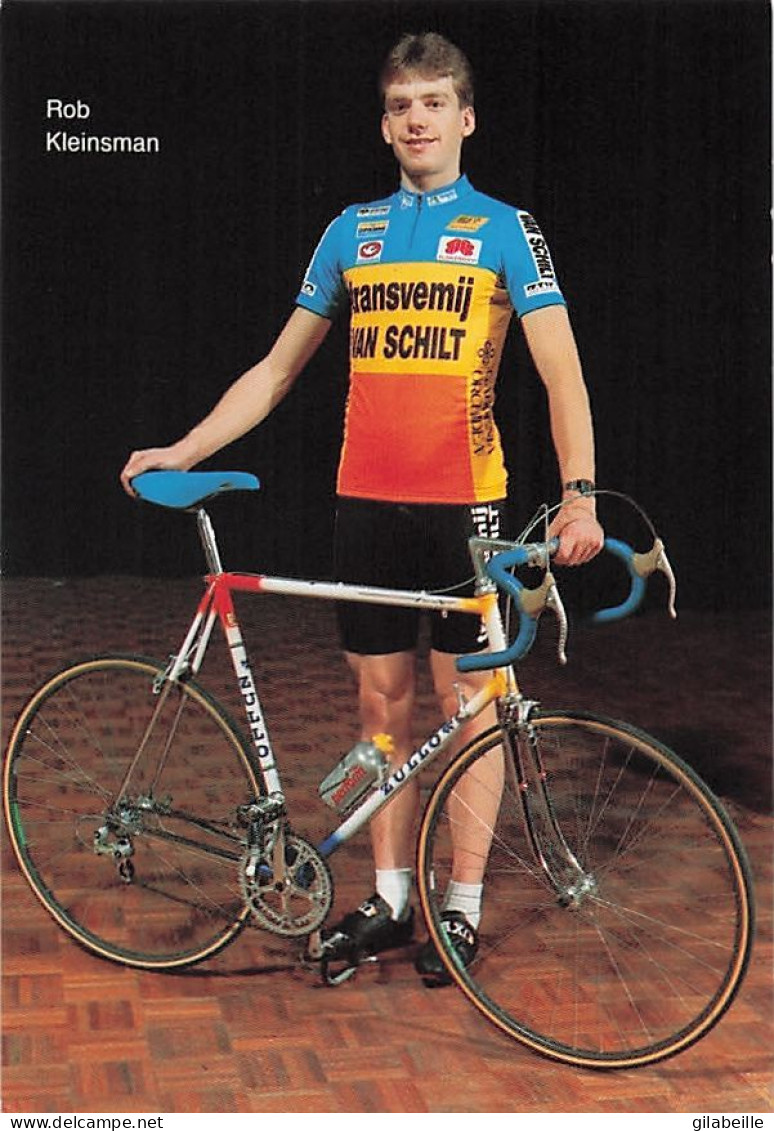 Velo - Cyclisme - Coureur Cycliste Hollandais Rob Kleinsman - Team Transvemij Van Schilt - 1987 - Cycling