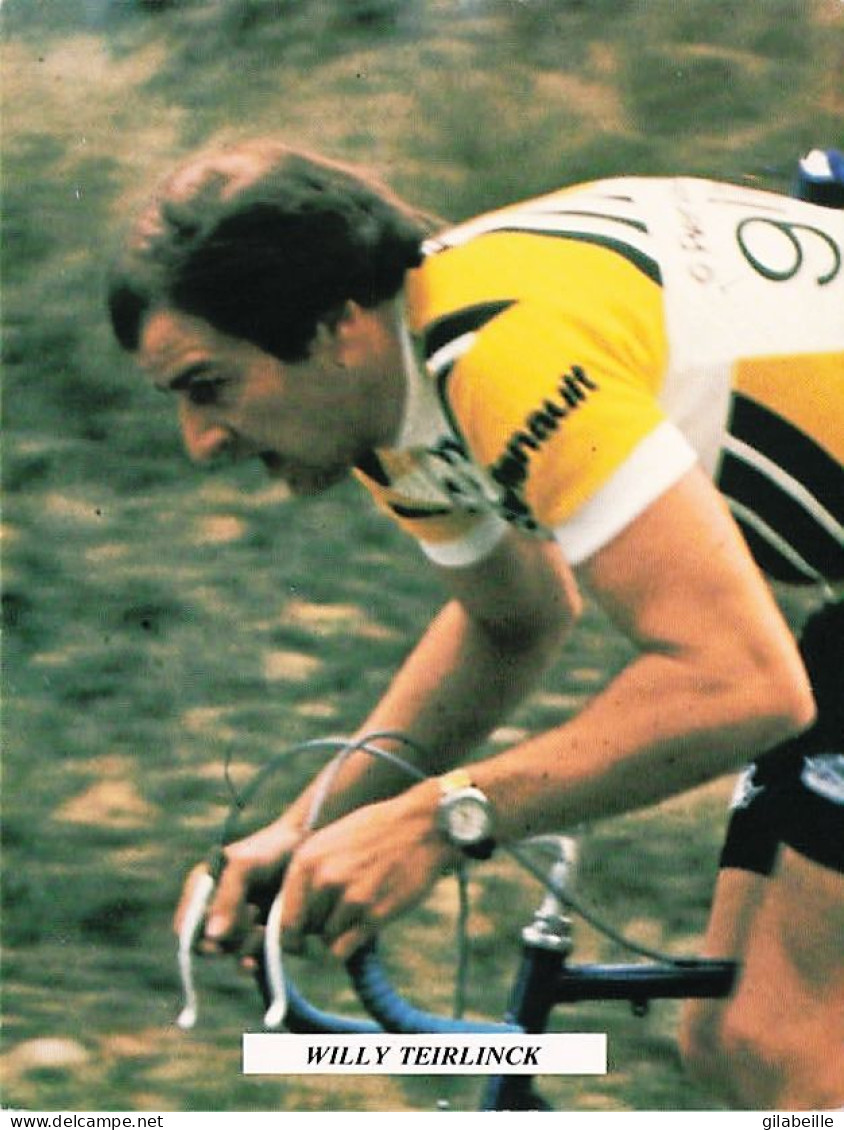 Velo - Cyclisme - Coureur Cycliste Belge Willy Terlinck - Team Renault Gitane  - Cycling