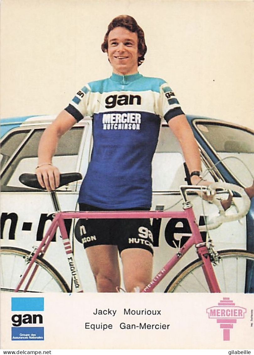 Velo - Cyclisme -  Coureur Cycliste  Jacky Mourioux - Team GAN MERCIER - Radsport