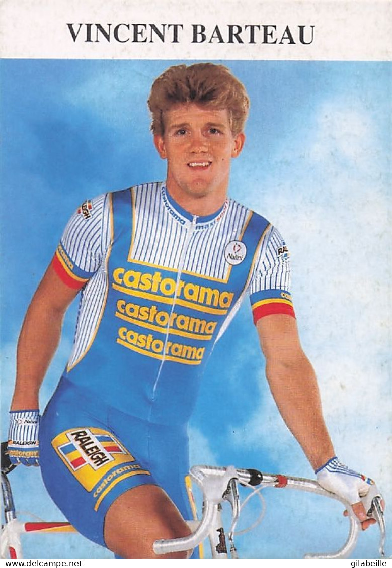 Velo - Cyclisme - Coureur Cycliste  Vincent Barteau - Team Castorama - Maillot Jaune Sur Le Tour De France - Cyclisme