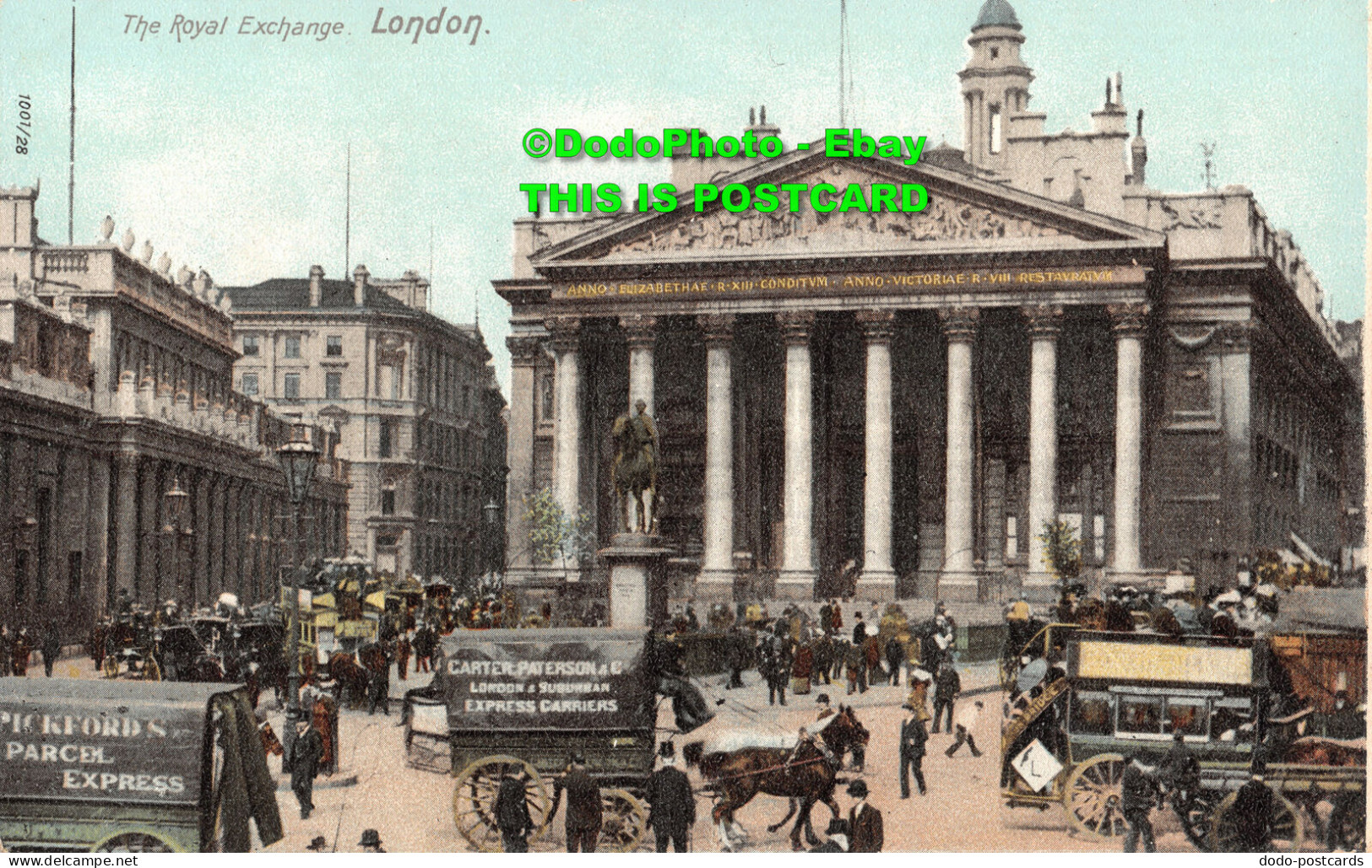 R454952 1001 28. The Royal Exchange. London. Hartmann - Sonstige & Ohne Zuordnung