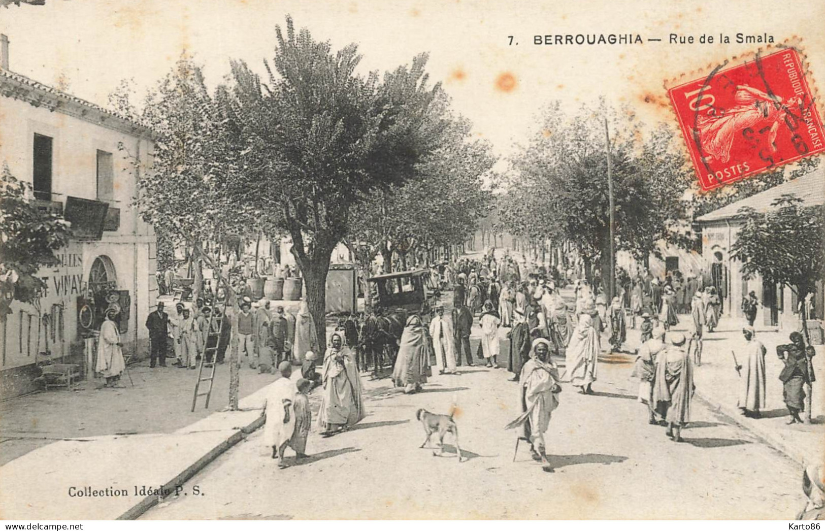 Berrouaghia , Algerie * Rue De La Smala * éthnique Ethnic Ethno - Autres & Non Classés