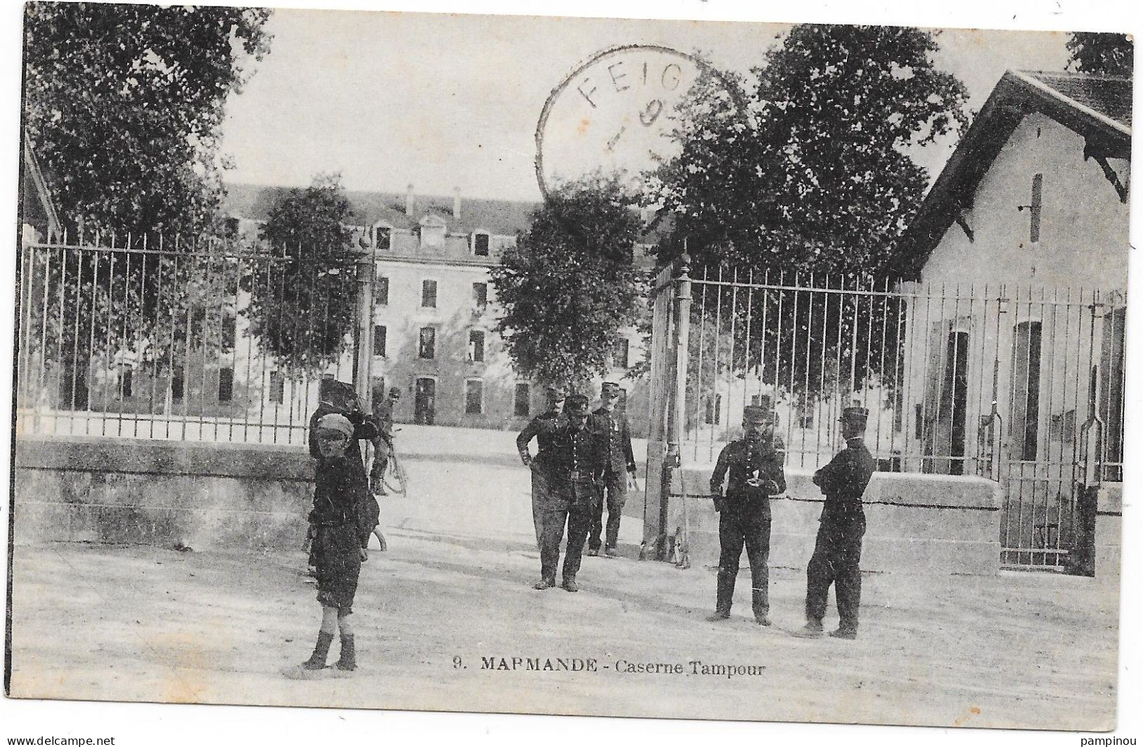 47 - MARMANDE - Caserne Tampour - Animée - Marmande