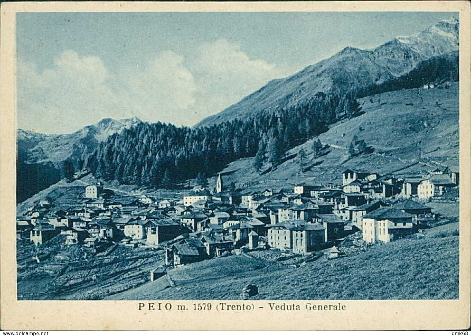 PEIO ( TRENTO ) VEDUTA GENERALE - EDIZIONE F.A.T. - 1940s (20605) - Trento