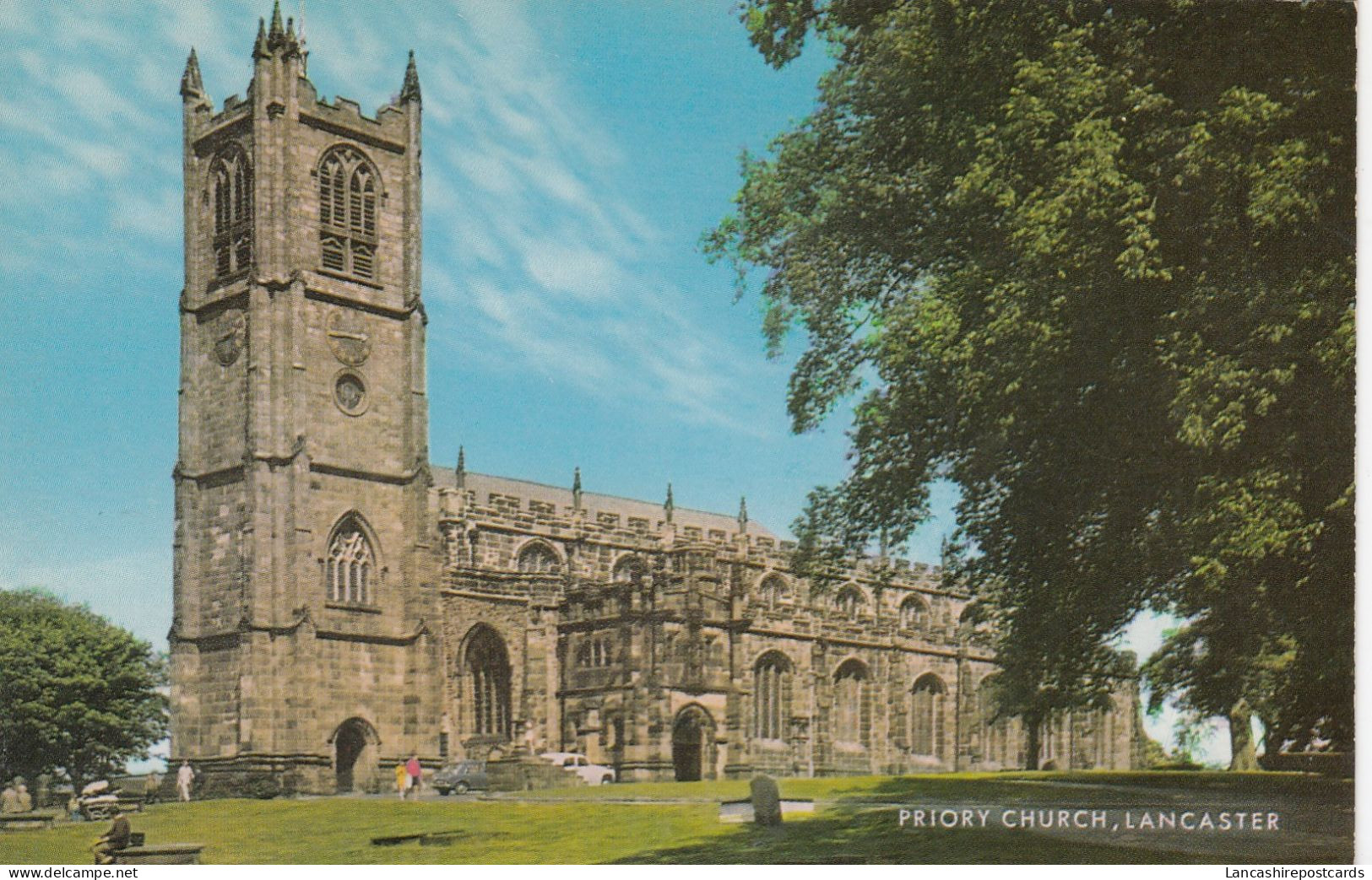 Postcard Priory Church Lancaster Lancashire My Ref B14933 - Andere & Zonder Classificatie