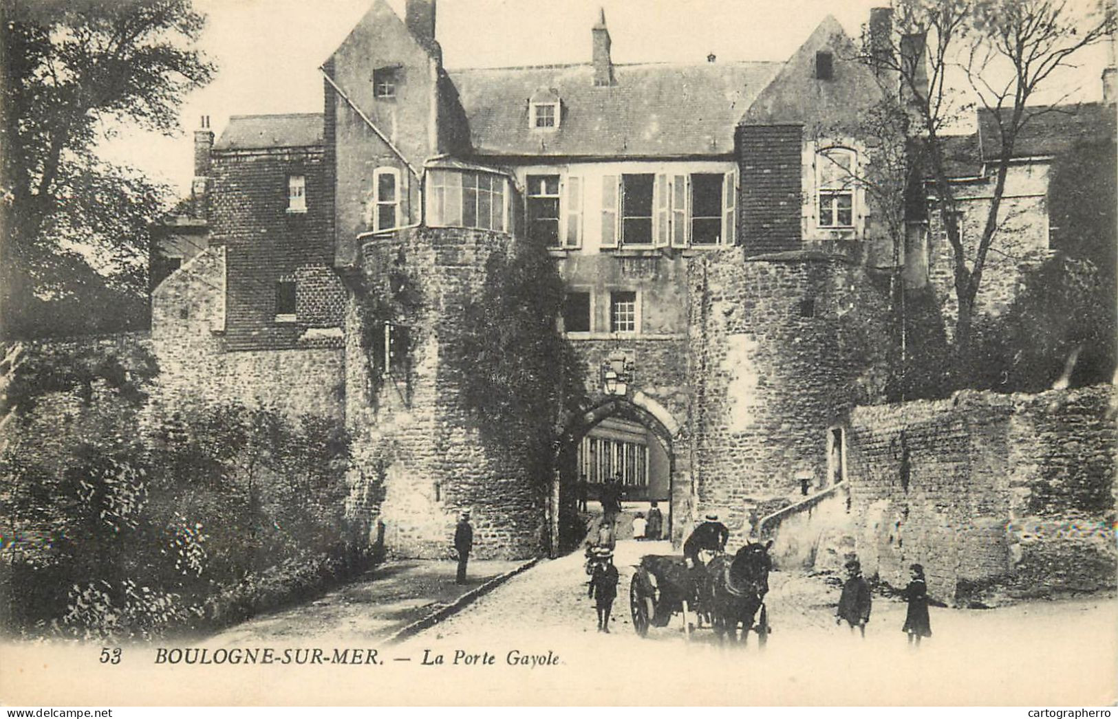 Postcard France Boulogne Sur Mer La Porte Gayole - Boulogne Sur Mer