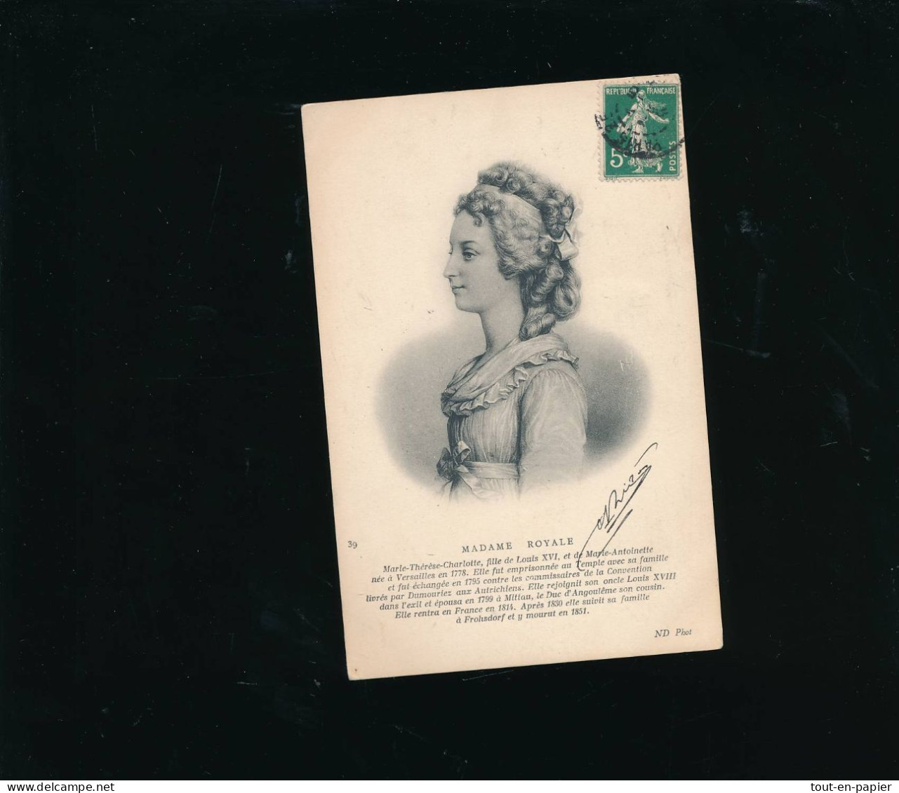 CPA  Femme Célèbre - ND Photo - Madame Royale - Geschiedenis