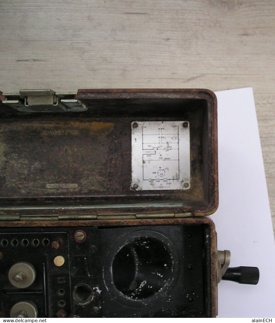 Téléphone De Campagne Allemand , Fab 1937, Sans Combiné, - 1939-45