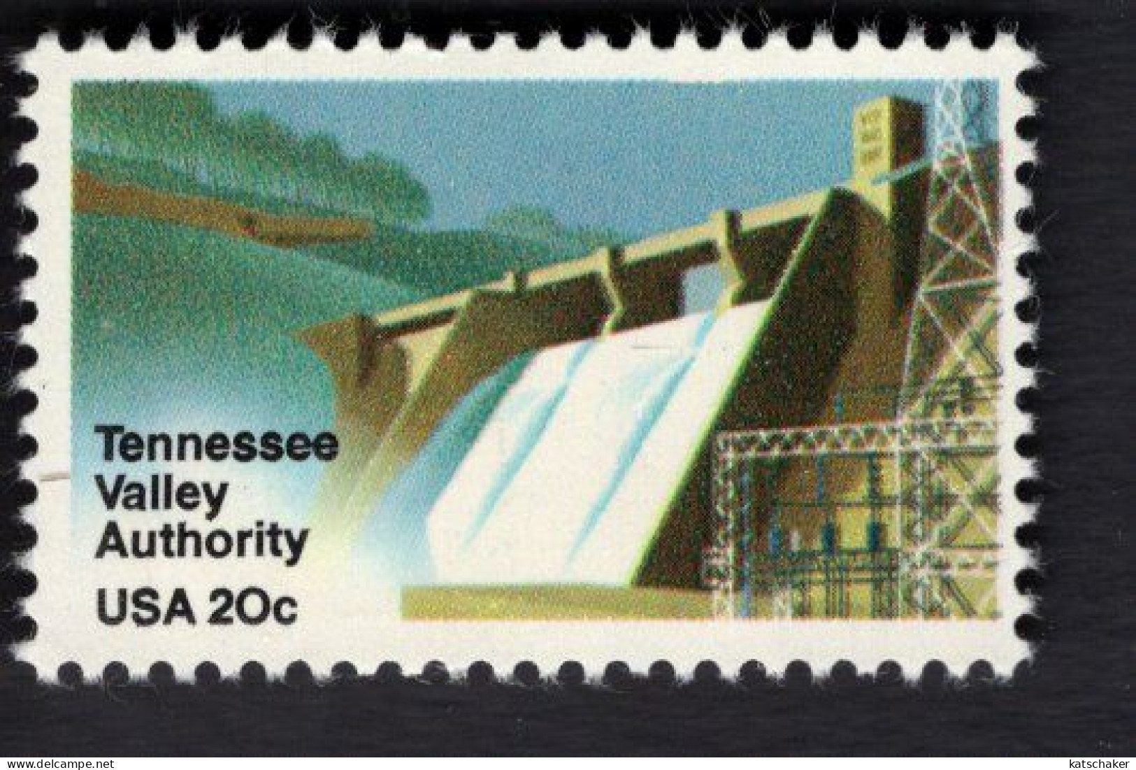 2029969952 1983 SCOTT 2042 (XX) POSTFRIS MINT NEVER HINGED -TENNESSEE VALLEY AUTHORITY - NORRIS HYDROELECTRIC DAM - Neufs