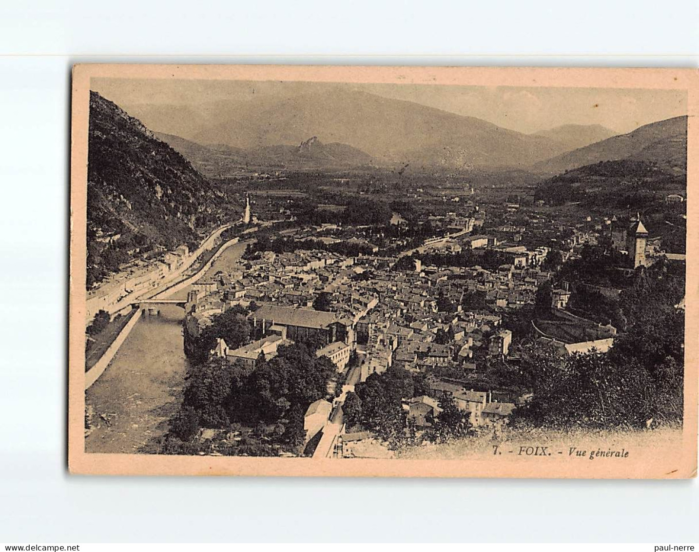 FOIX : Vue Générale - état - Foix